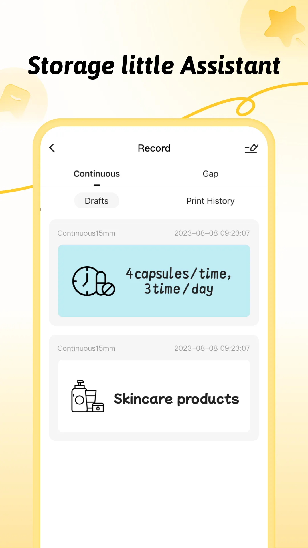 XeasyLabel | Indus Appstore | Screenshot