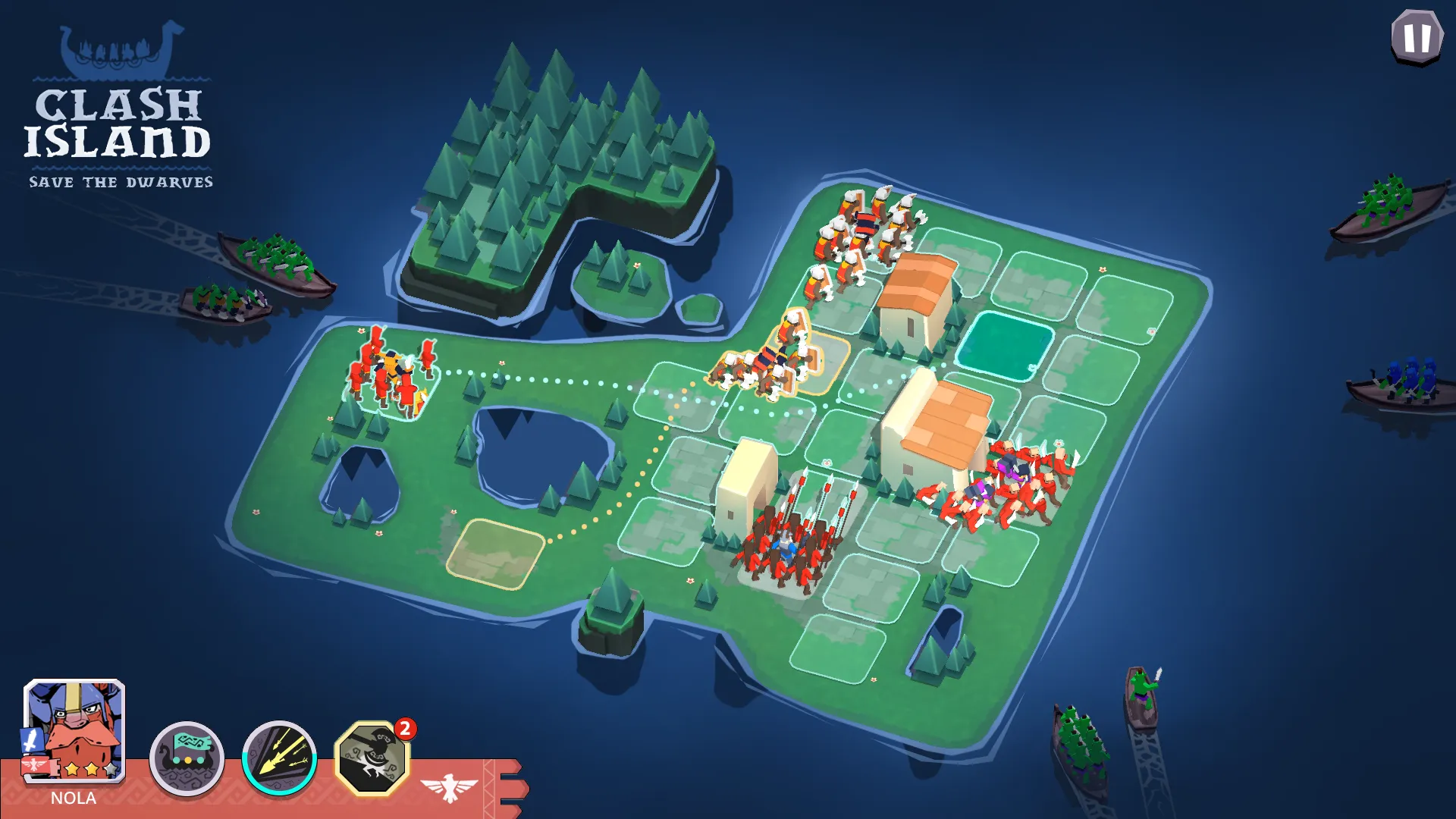 Clash Island: Save the Dwarves | Indus Appstore | Screenshot