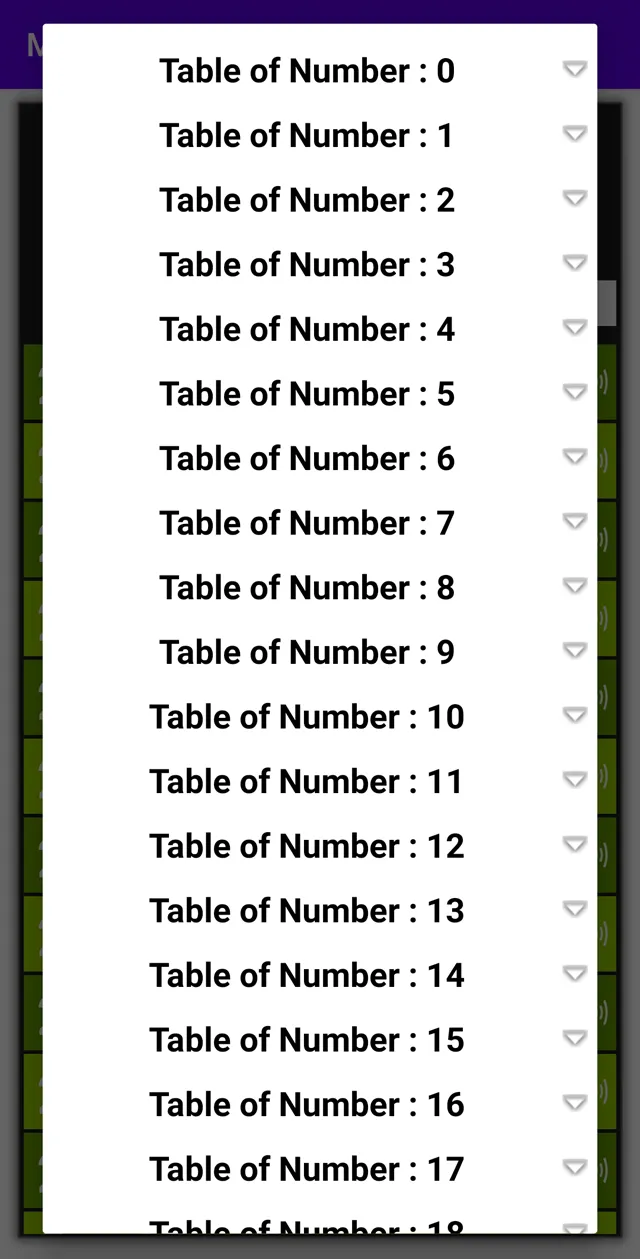 Math Tables - from 0 to 100 | Indus Appstore | Screenshot