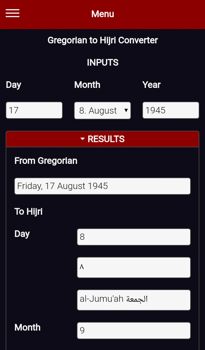 Hijri Gregorian Hijri Calendar | Indus Appstore | Screenshot