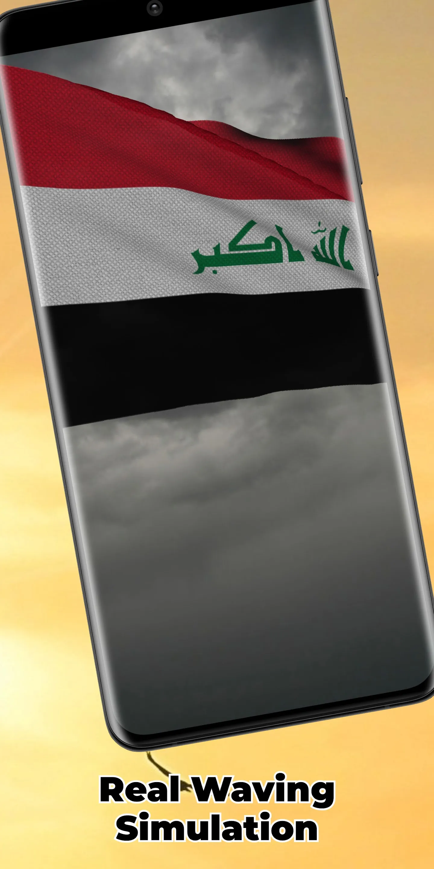 Iraq Flag Live Wallpaper | Indus Appstore | Screenshot