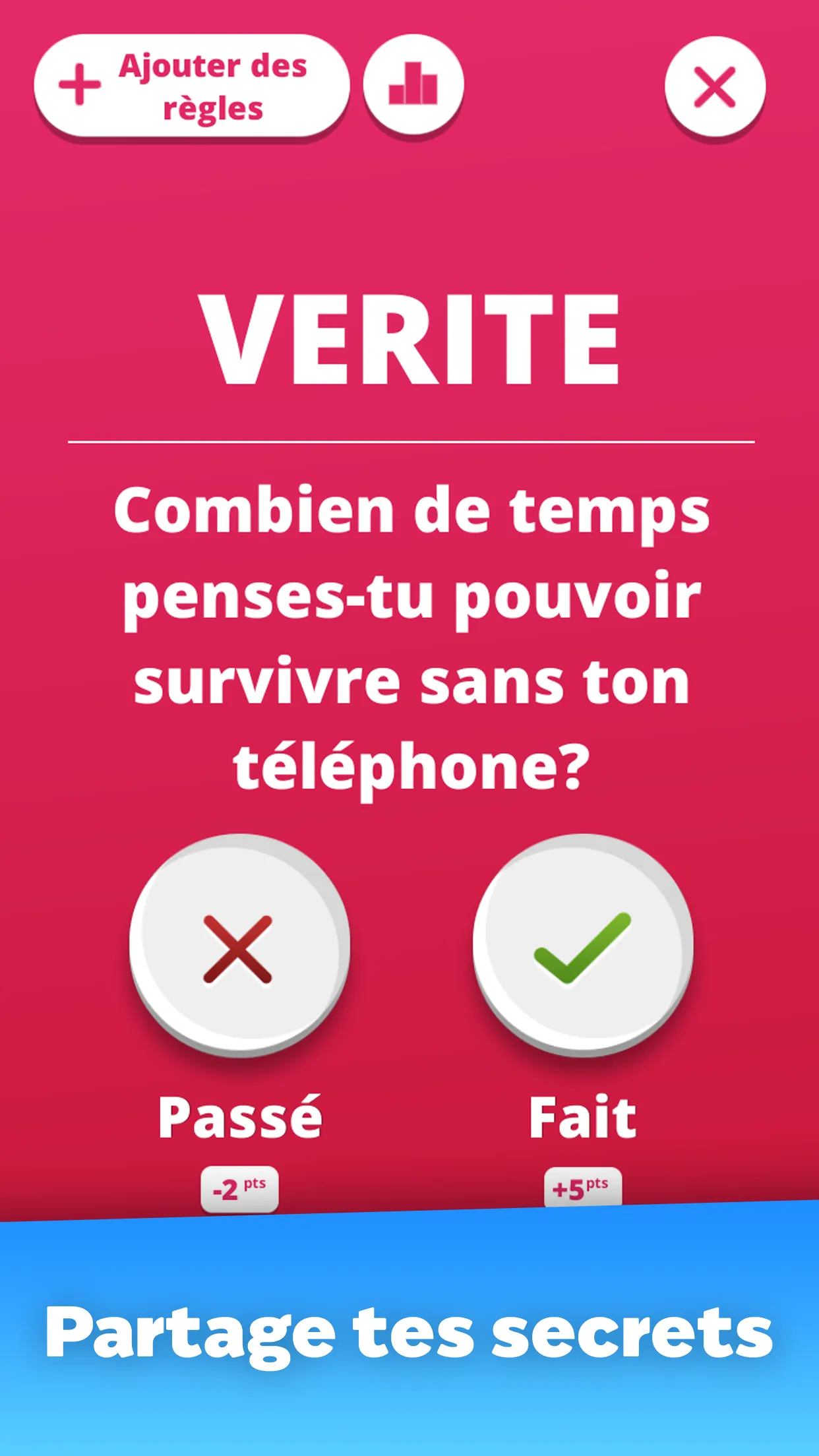 Action ou Vérité Famille | Indus Appstore | Screenshot