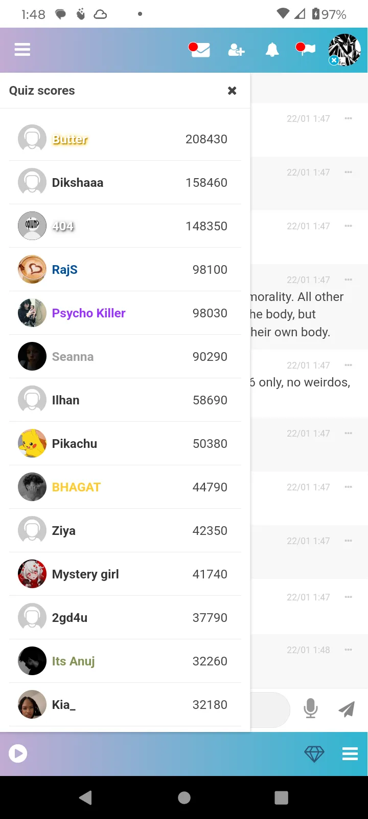 Teen Chat | Indus Appstore | Screenshot