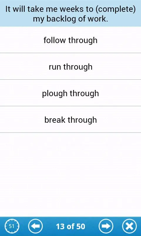 Phrasal Verbs Lite | Indus Appstore | Screenshot