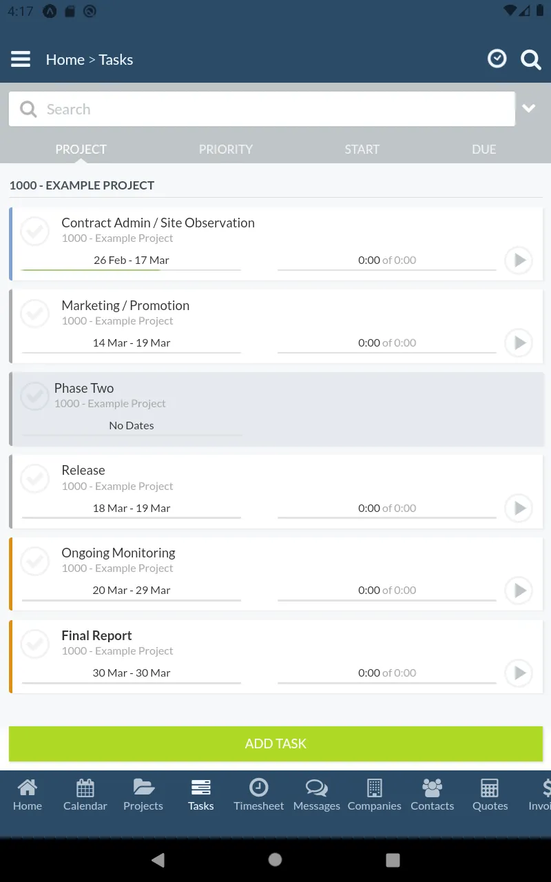 ProWorkflow | Indus Appstore | Screenshot