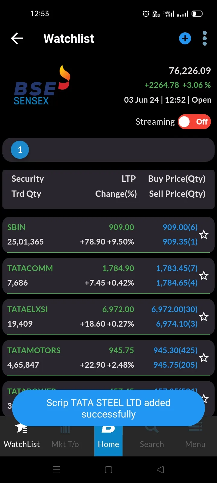 BSEIndia on Mobile | Indus Appstore | Screenshot