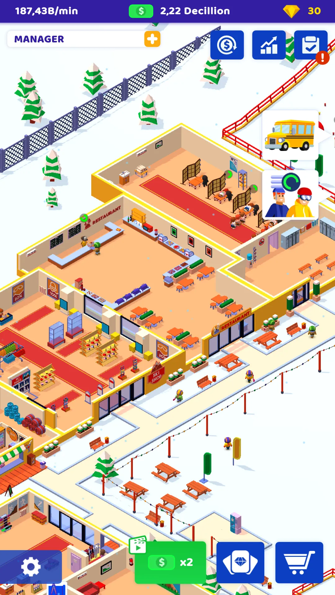 Ski Resort: Idle Tycoon & Snow | Indus Appstore | Screenshot