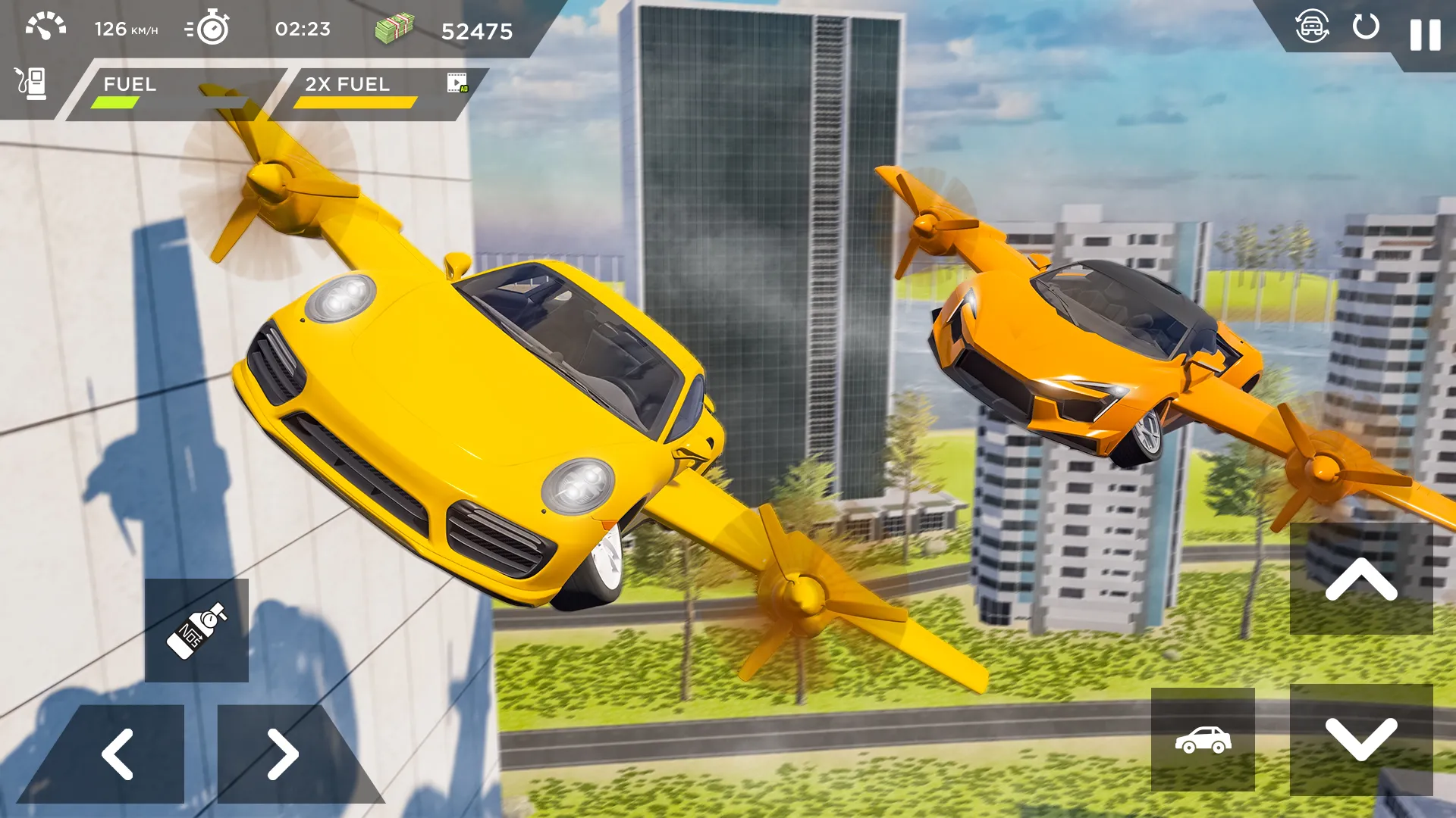 Real Sports Flying Car 3d | Indus Appstore | Screenshot