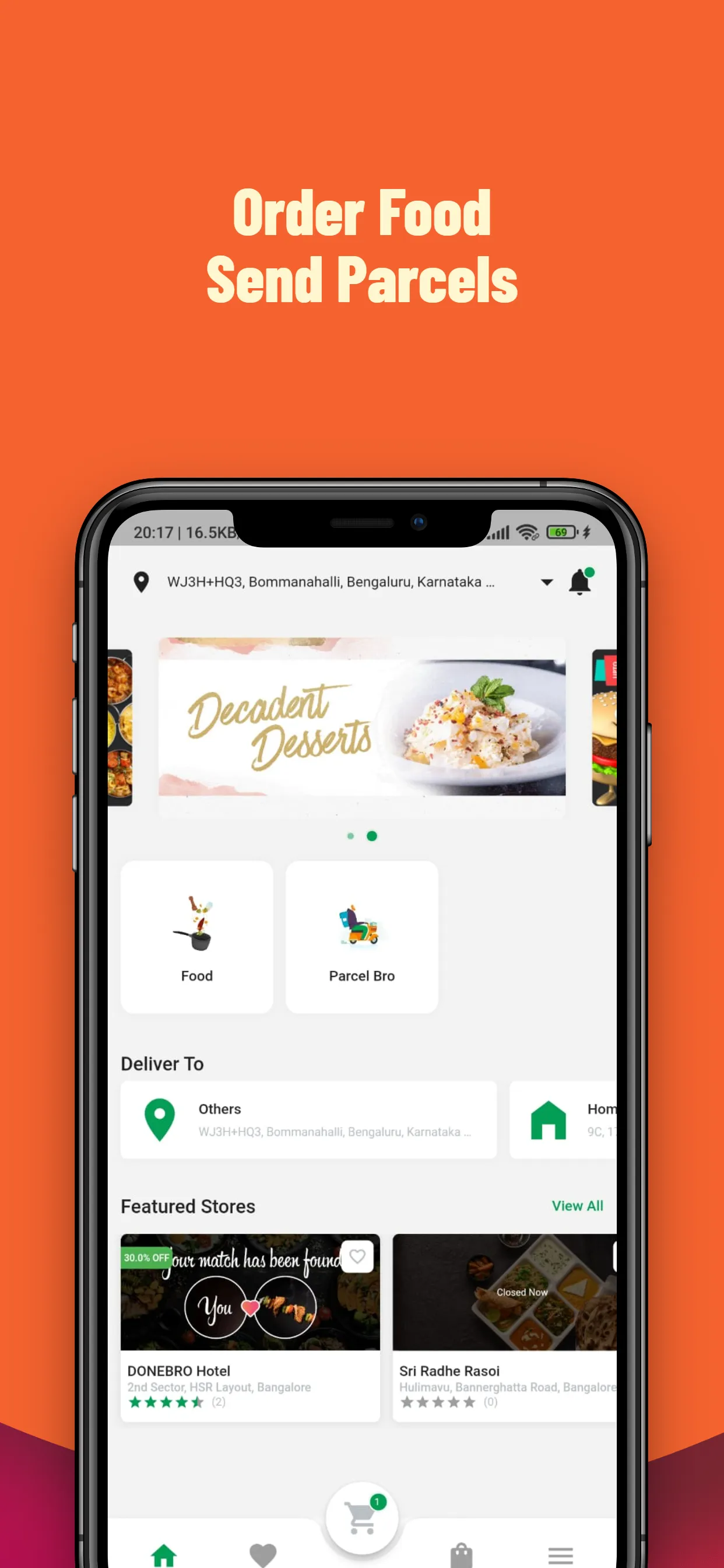 DONEBRO - Food Delivery & More | Indus Appstore | Screenshot