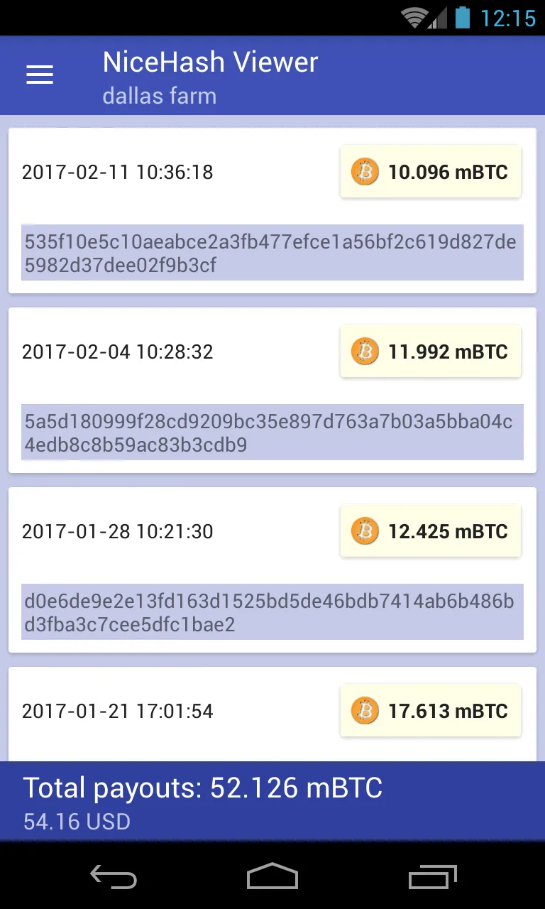 NiceHash Viewer | Indus Appstore | Screenshot