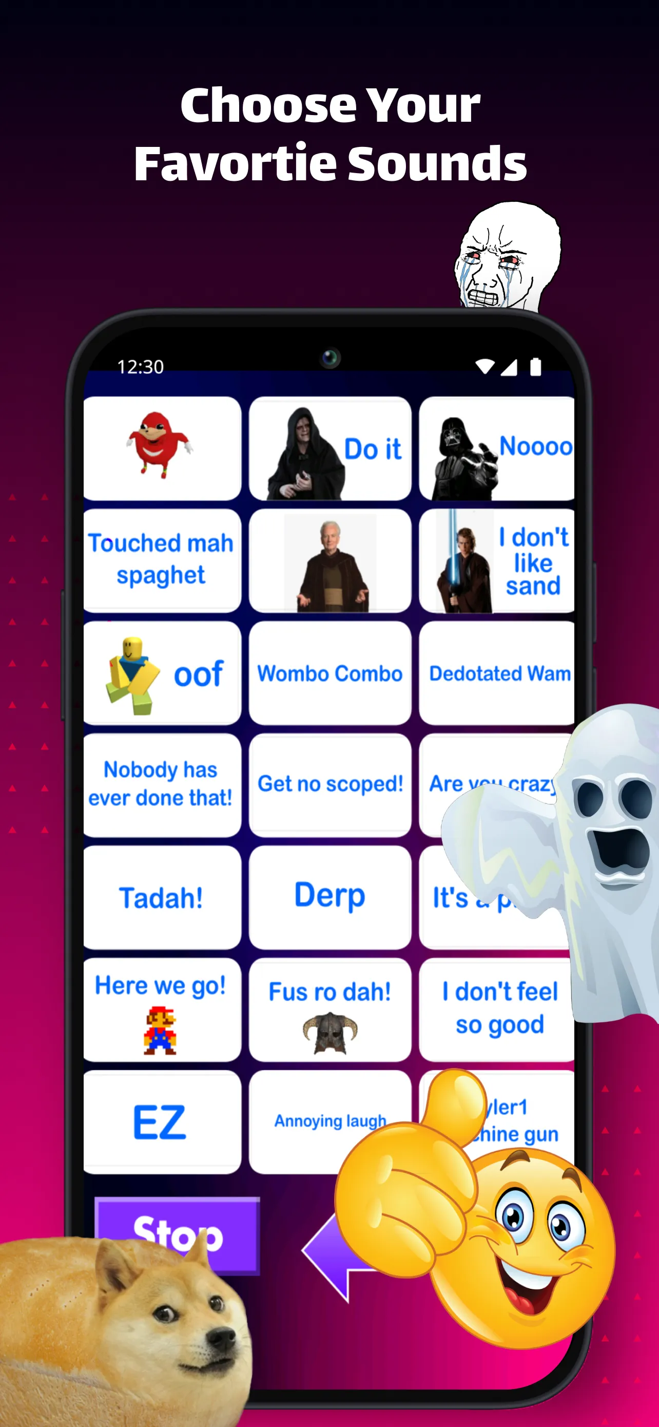 Meme Soundboard | Indus Appstore | Screenshot