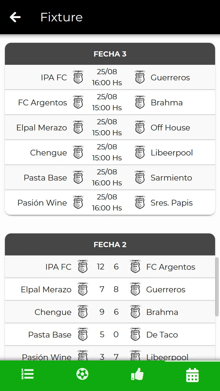 Copa Complejo Valle Beraca | Indus Appstore | Screenshot