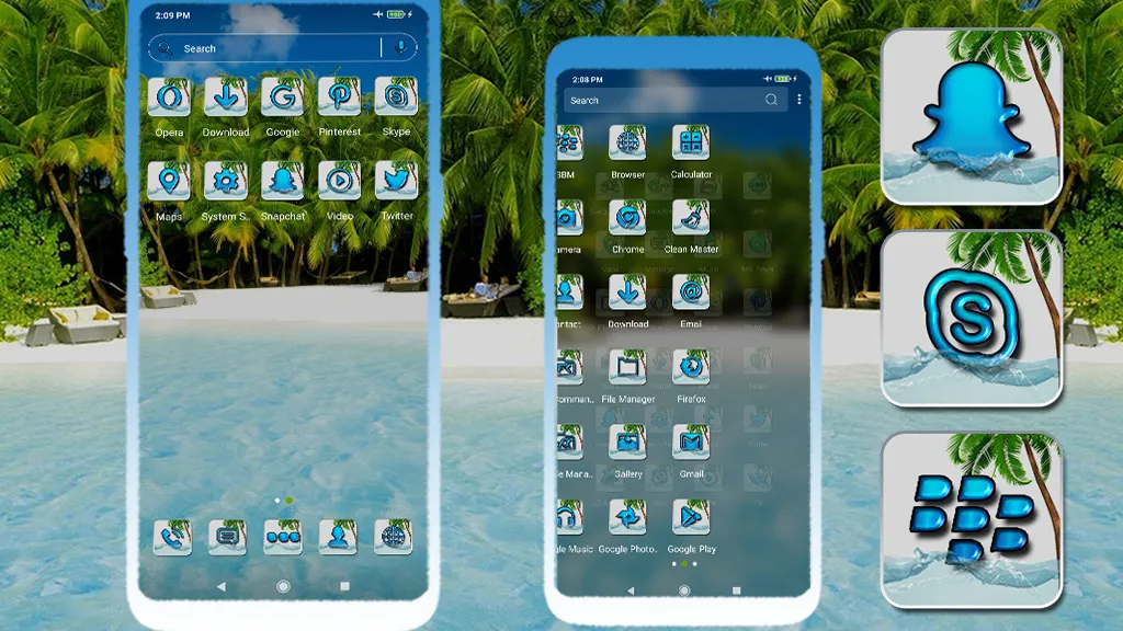 Beach Holiday Theme | Indus Appstore | Screenshot