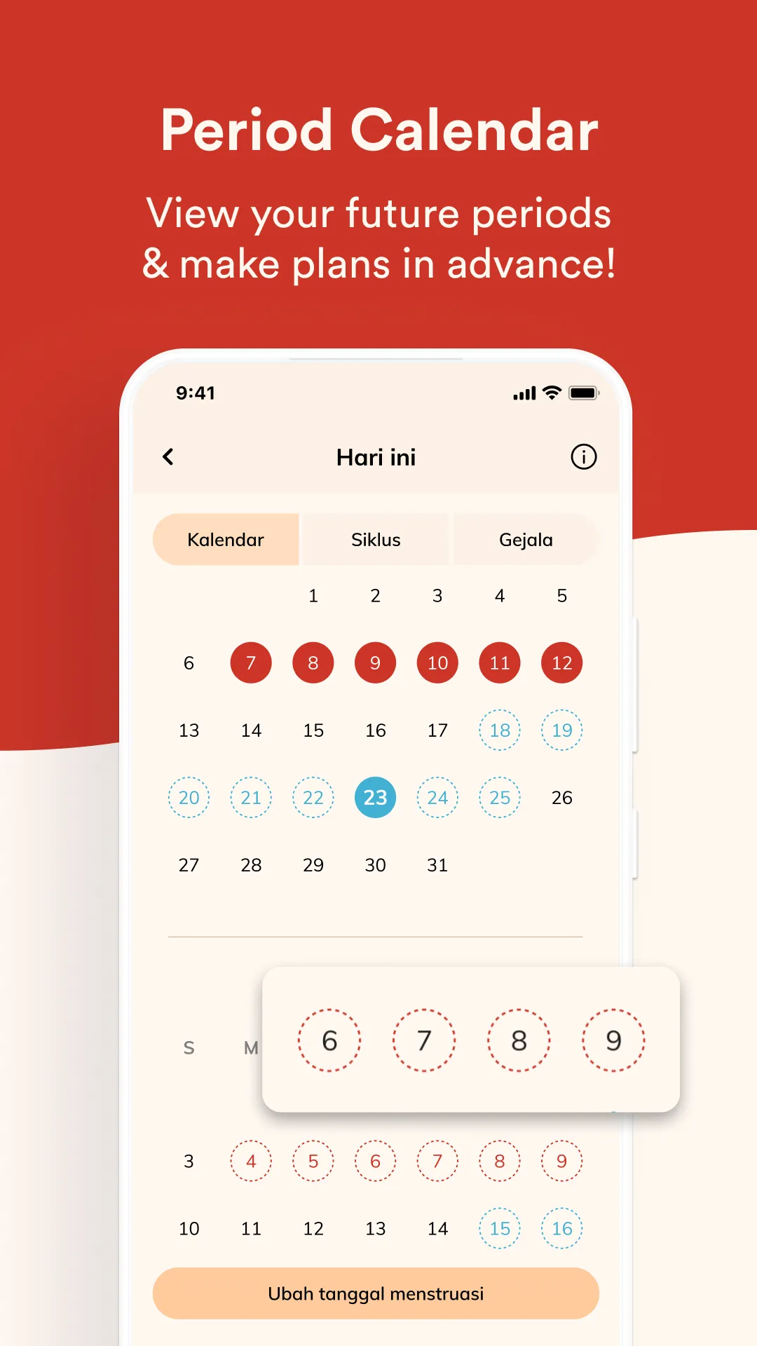 Blood: Period & Cycle Tracker | Indus Appstore | Screenshot