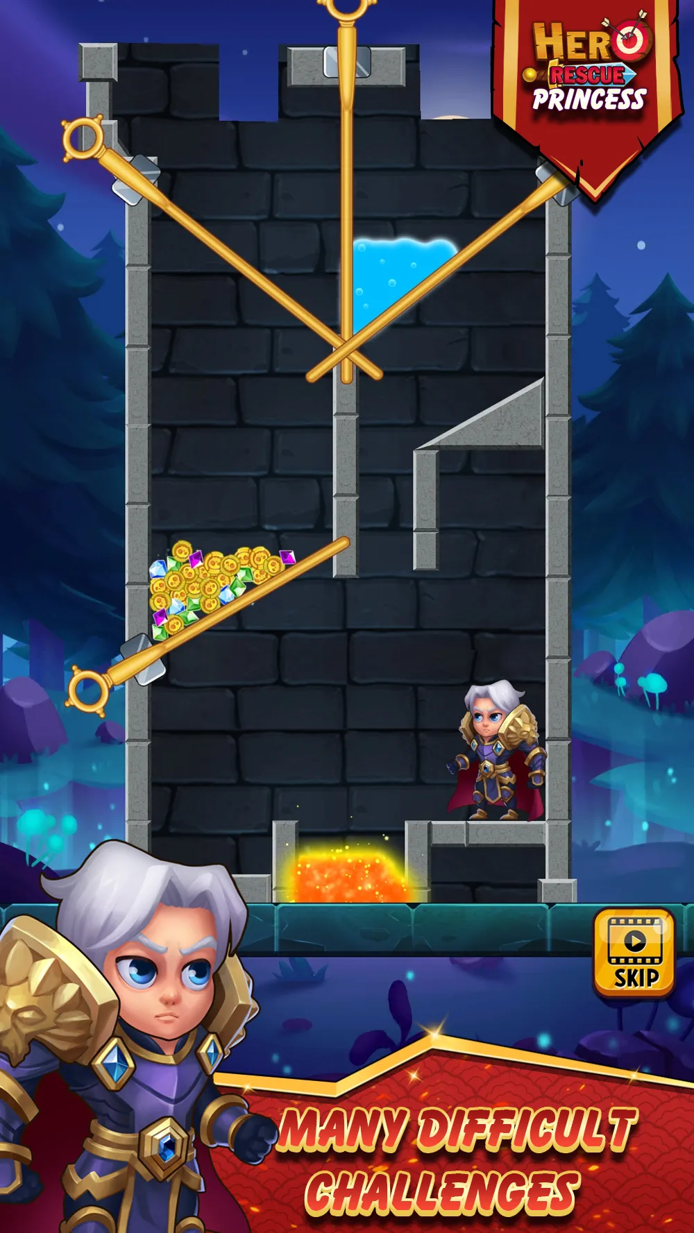 Hero Rescue - Pull Pin Puzzle | Indus Appstore | Screenshot