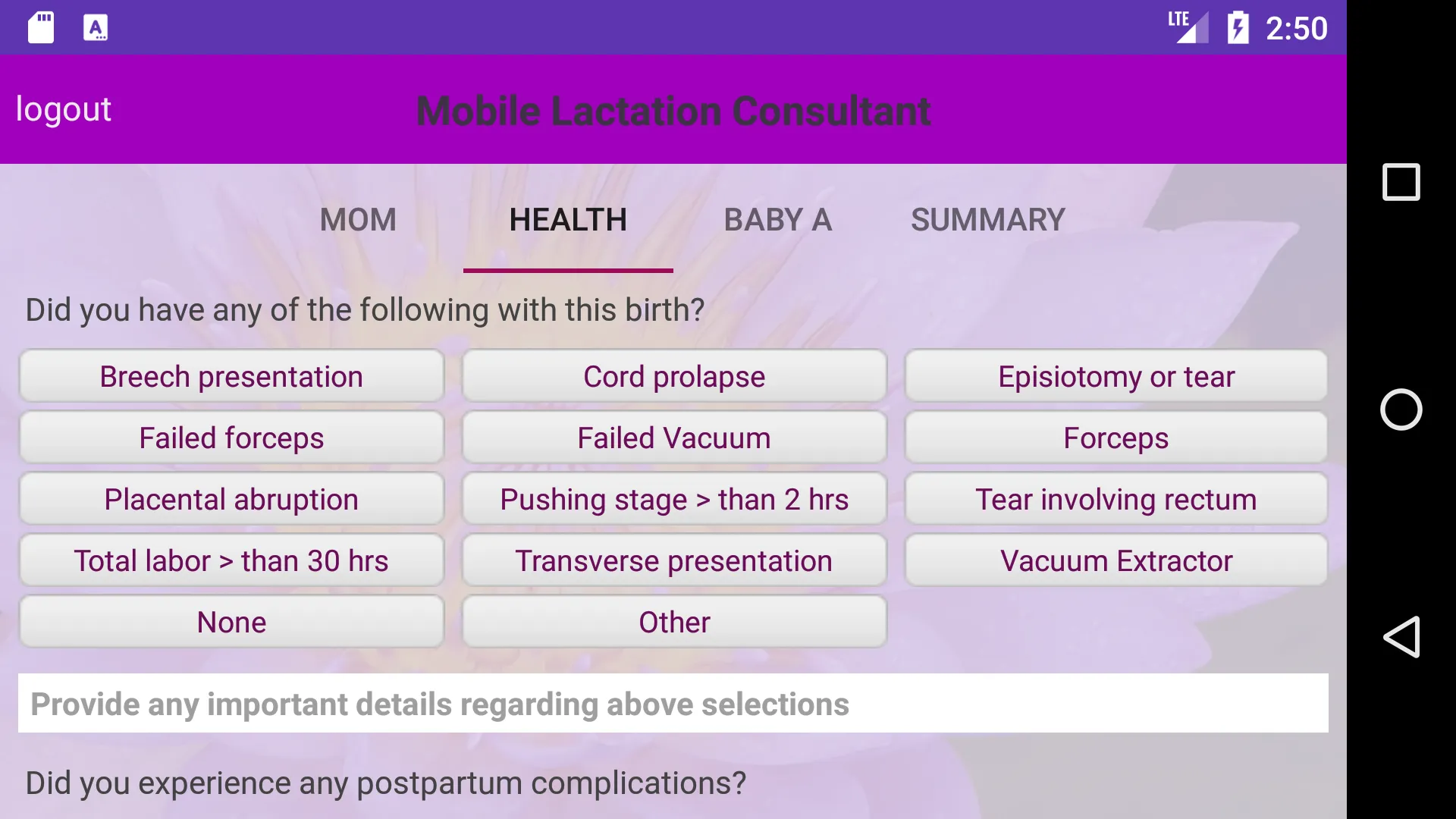 Mobile Lactation Consultant Cl | Indus Appstore | Screenshot