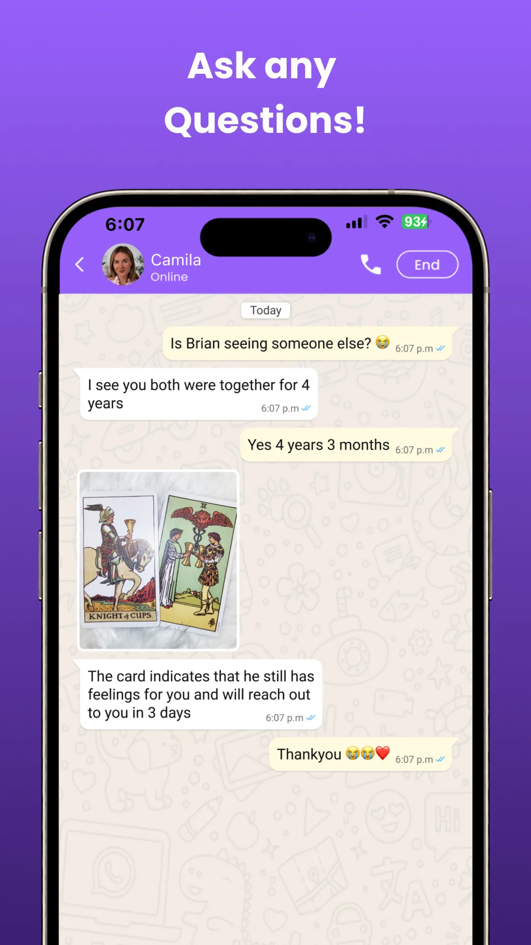 Lumus: Psychic & Tarot Reading | Indus Appstore | Screenshot