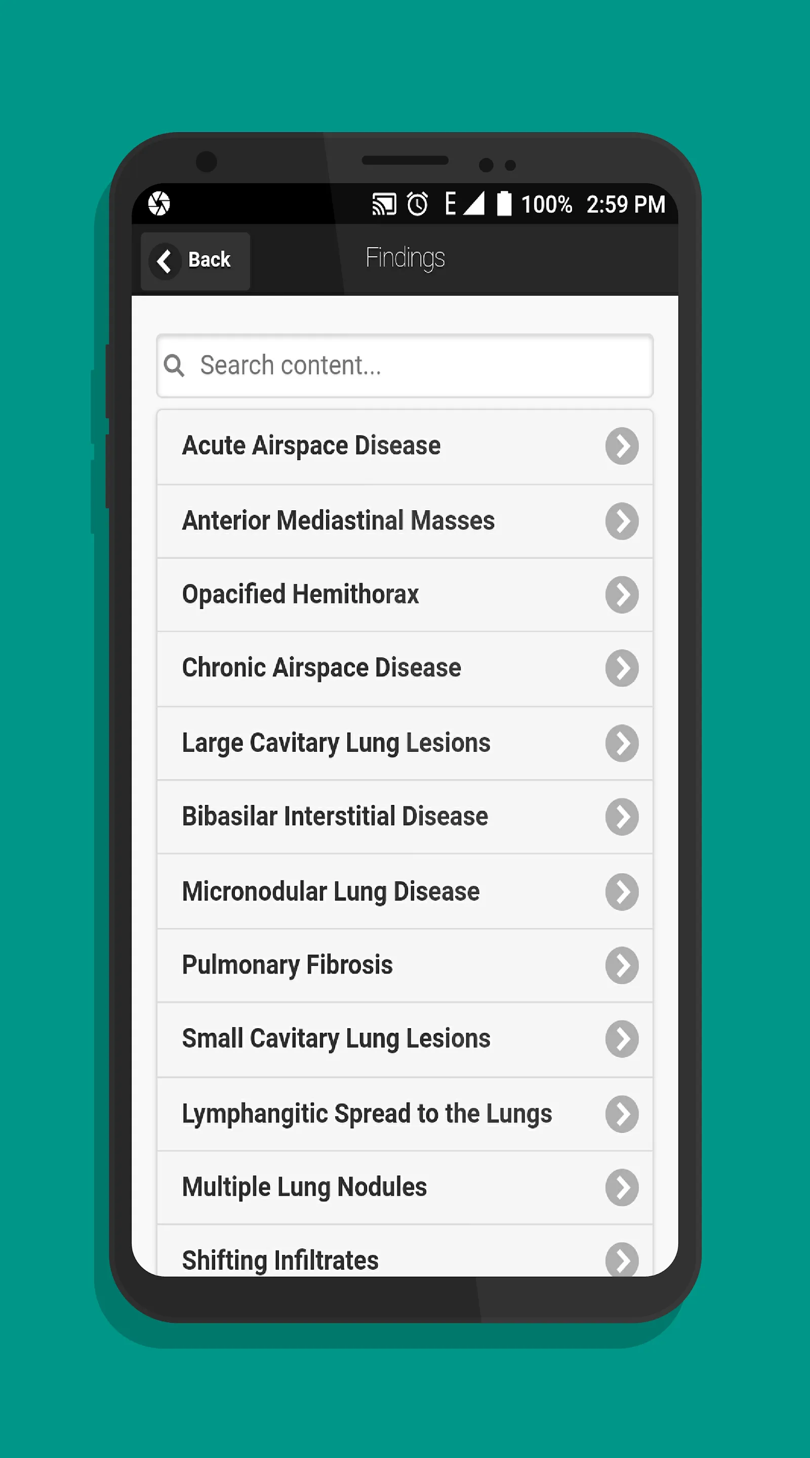 X-Ray Differential Diagnosis | Indus Appstore | Screenshot