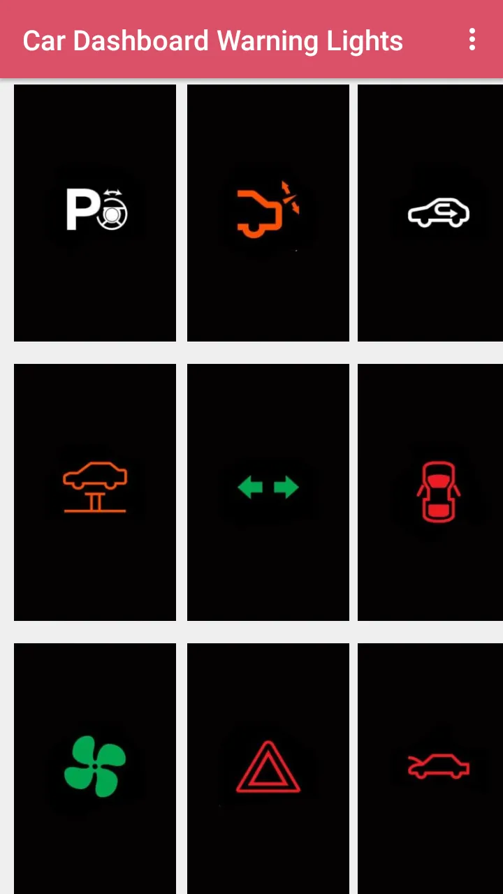 Car Dashboard Warning Lights | Indus Appstore | Screenshot