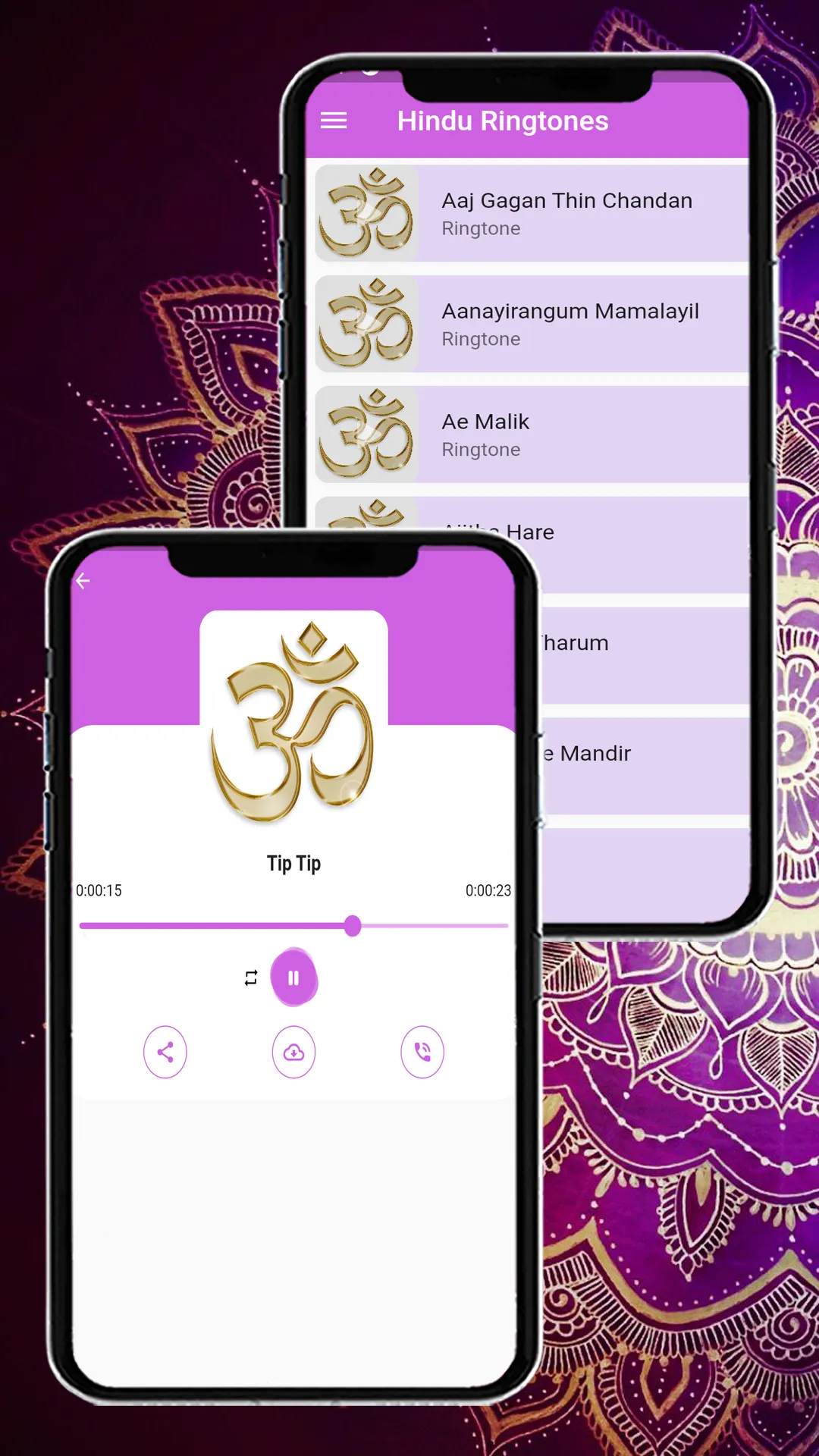 Hindu Ringtones for Mobile | Indus Appstore | Screenshot