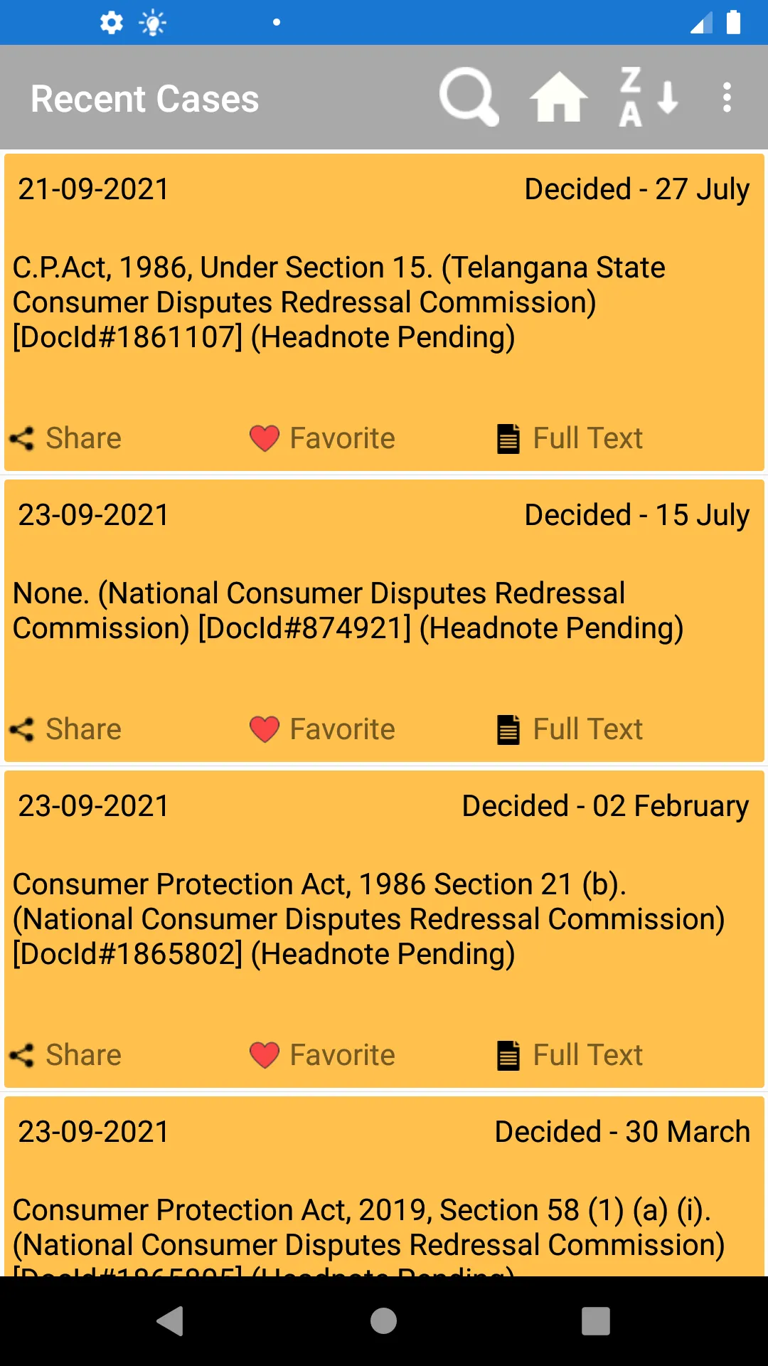 Consumer Legal Reports | Indus Appstore | Screenshot