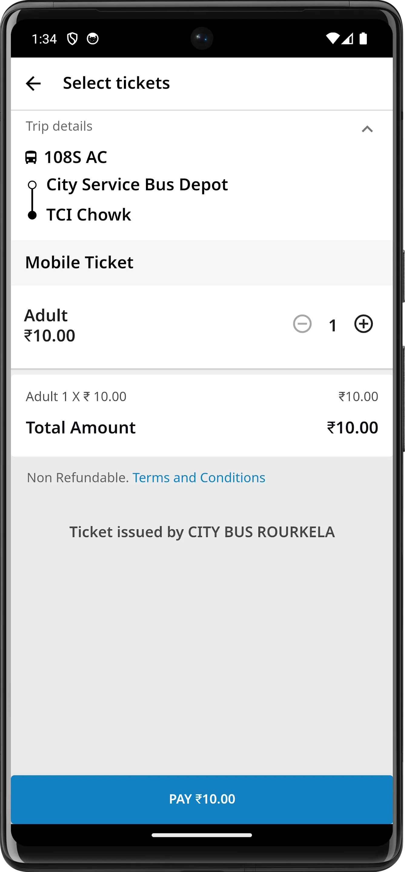 CRUT AMA BUS | Indus Appstore | Screenshot