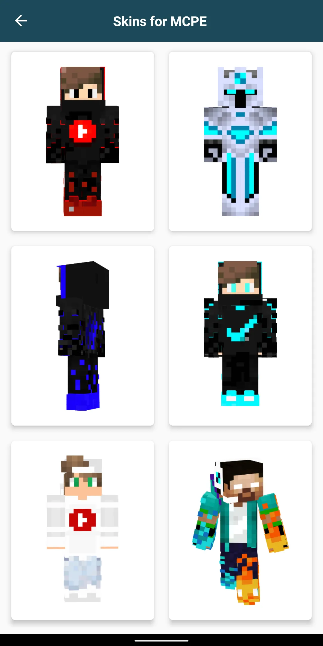 Youtuber Skins for Minecraft | Indus Appstore | Screenshot