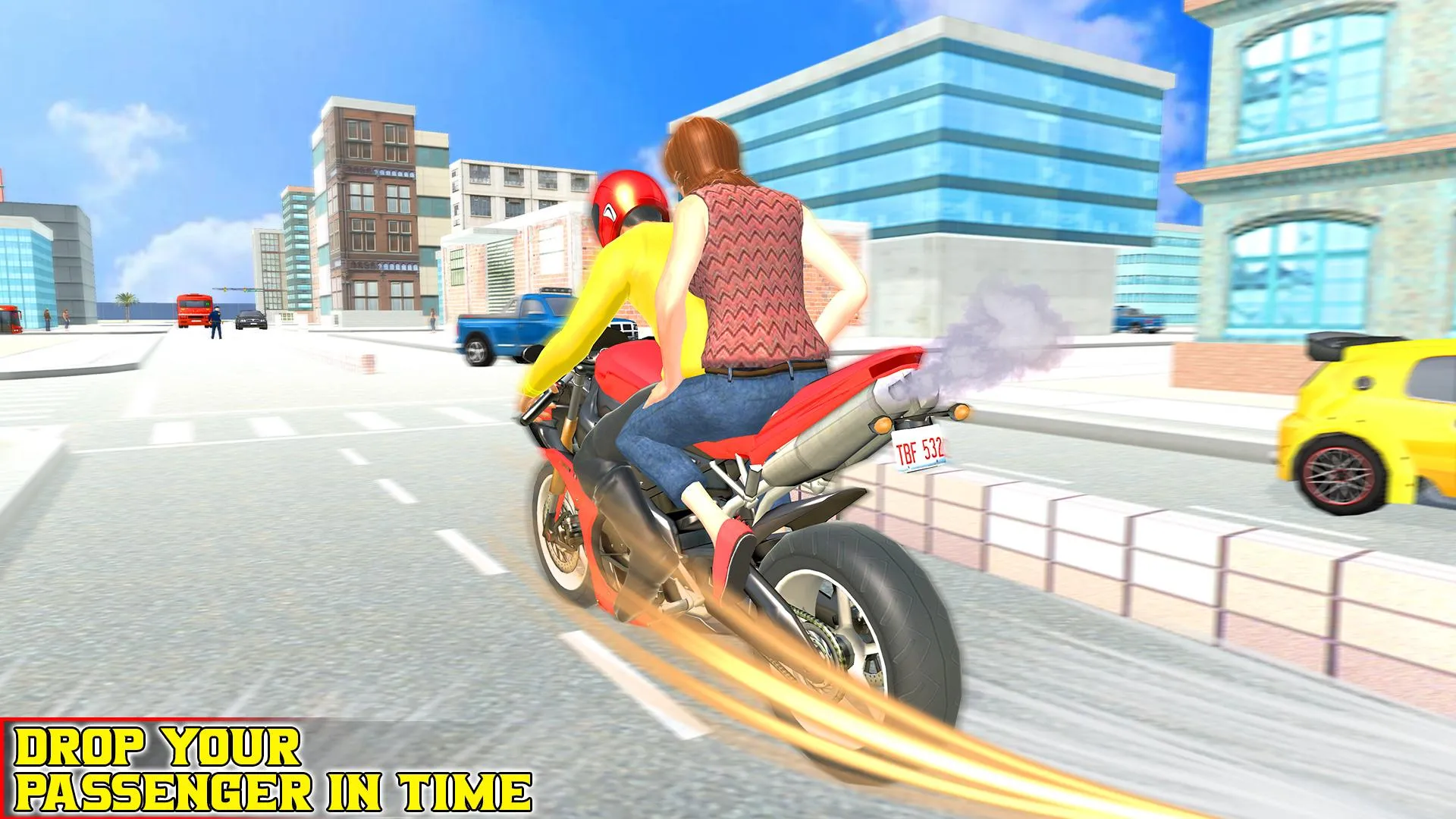 Futuristic Flying Bike Taxi Si | Indus Appstore | Screenshot