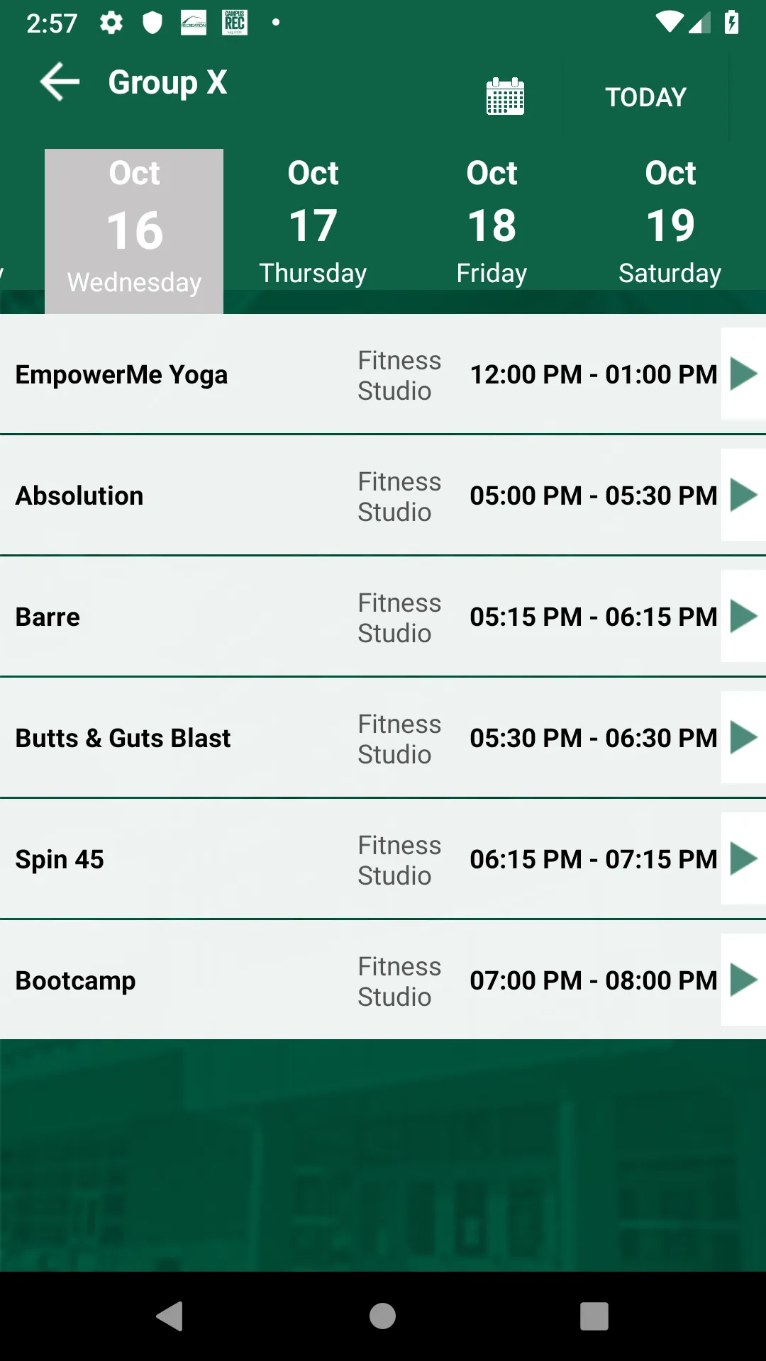 Loyola Recreation & Wellness | Indus Appstore | Screenshot