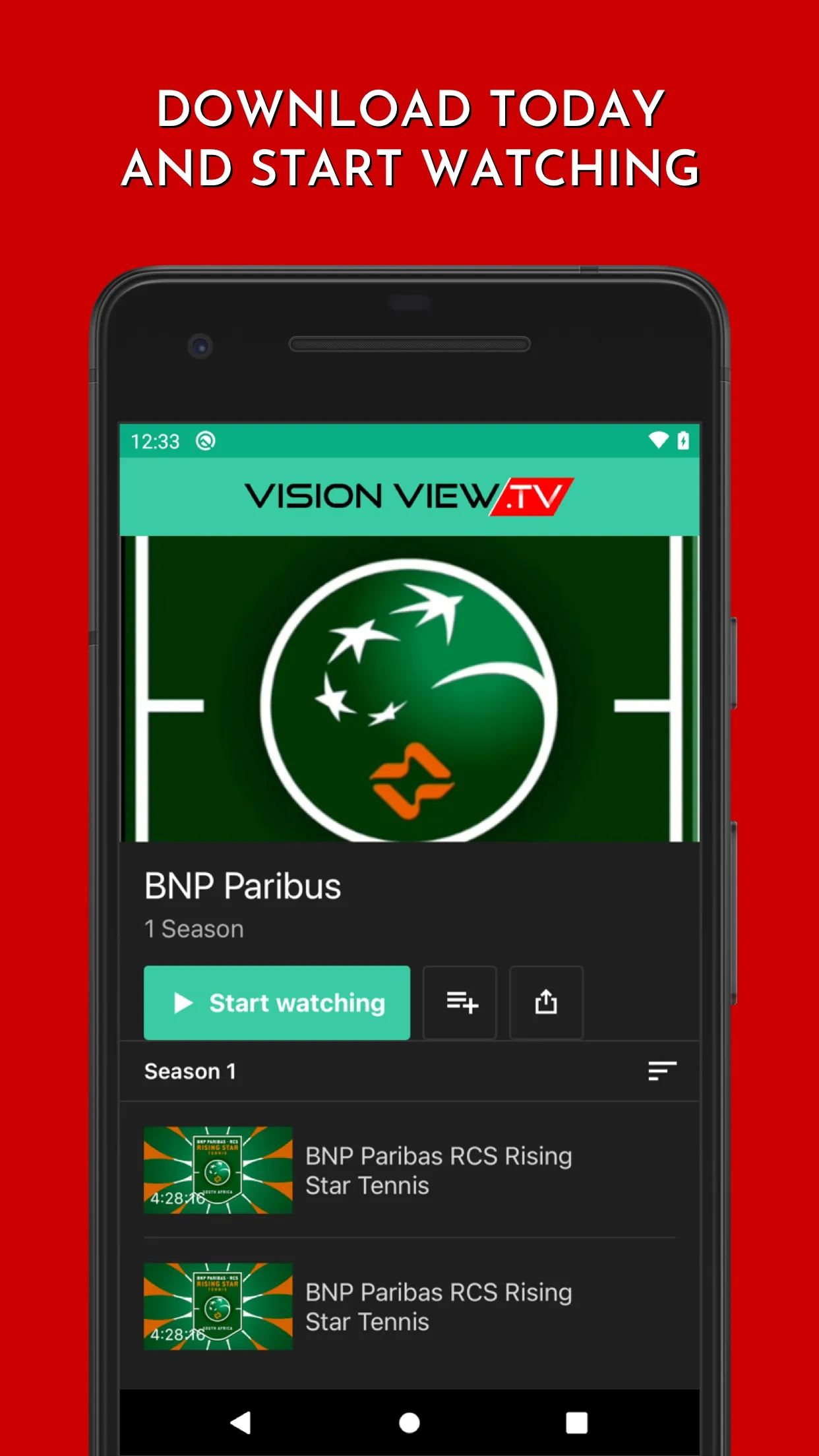 Vision View TV | Indus Appstore | Screenshot