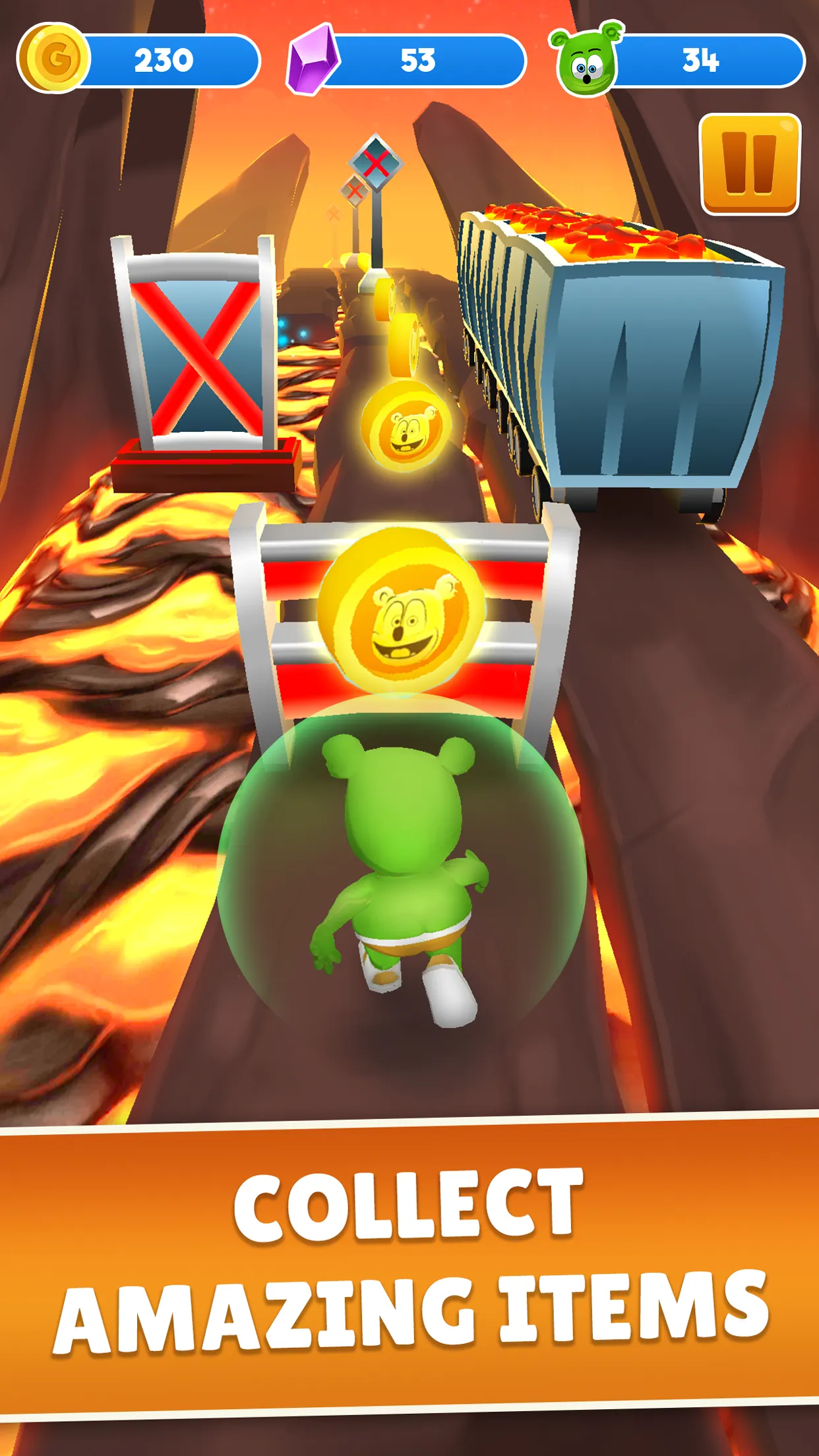 Gummy Bear Run: Running Games | Indus Appstore | Screenshot
