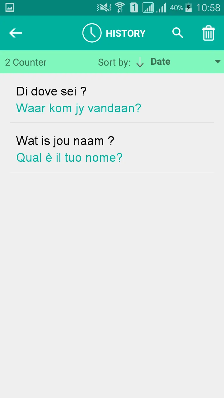 Afrikaans Italian Translator | Indus Appstore | Screenshot