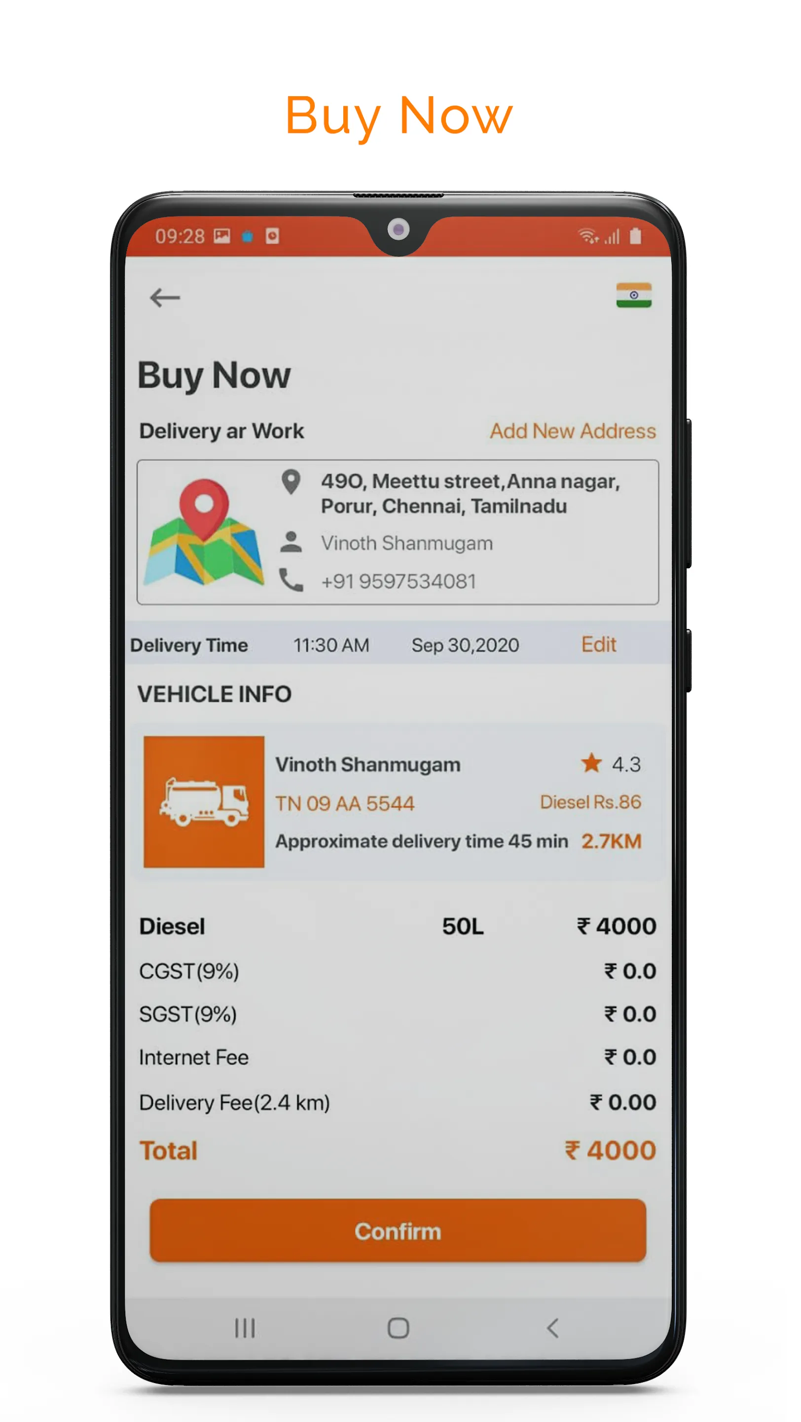 Cinch Fuel Customer App | Indus Appstore | Screenshot