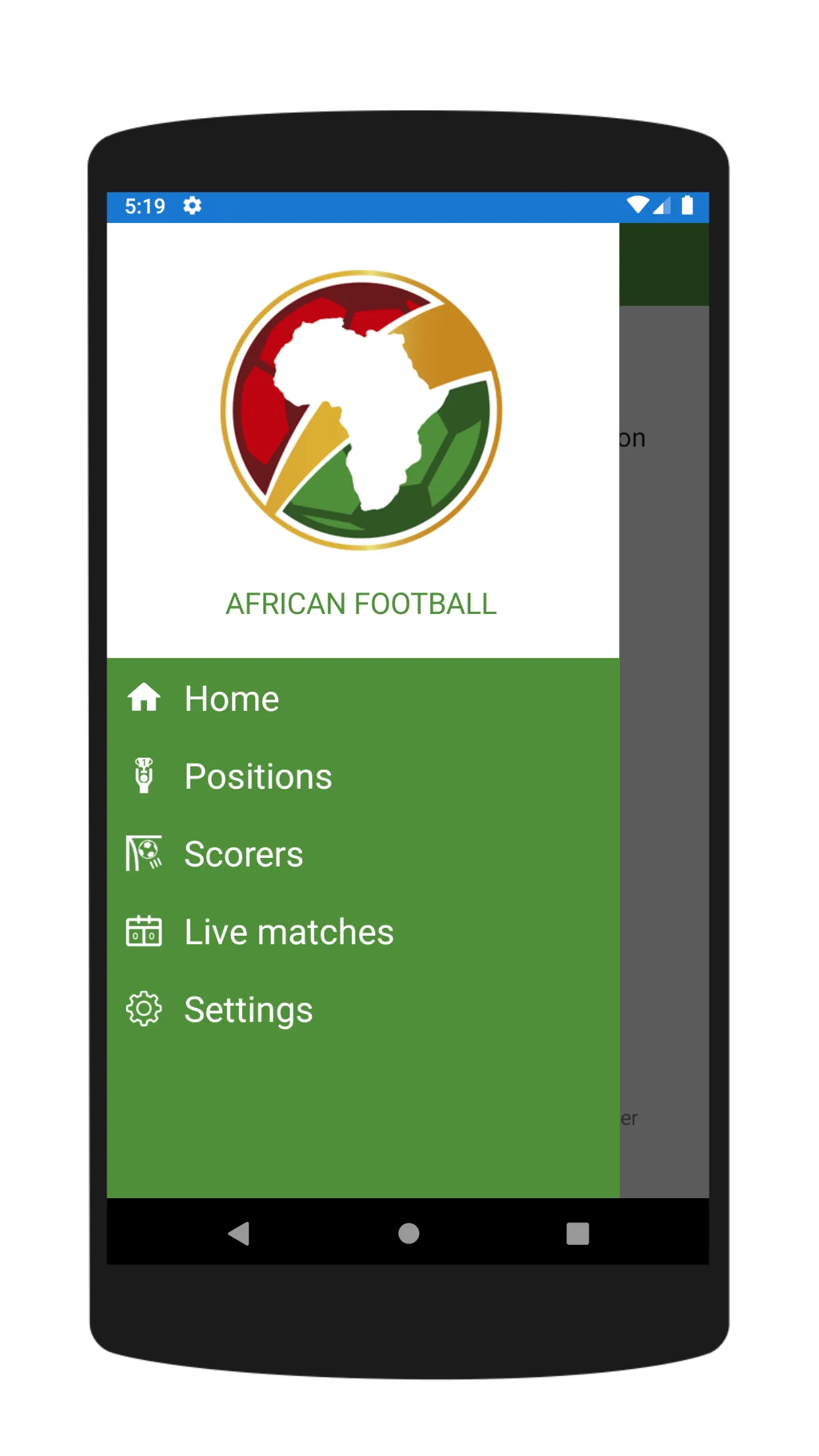 African Football Live | Indus Appstore | Screenshot