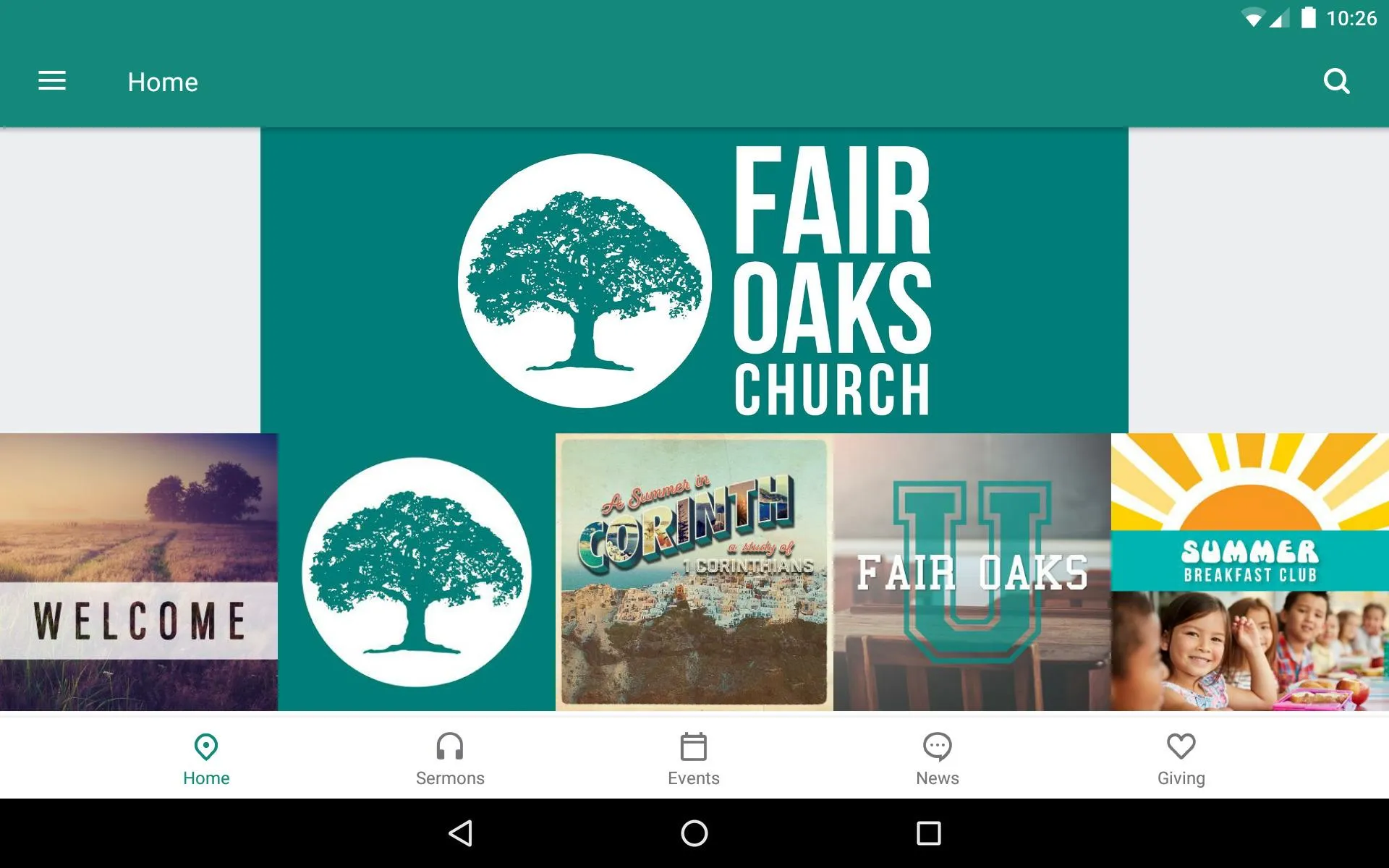 Fair Oaks Church App | Indus Appstore | Screenshot