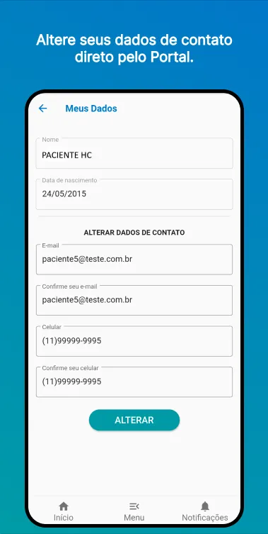 Portal do Paciente HC | Indus Appstore | Screenshot