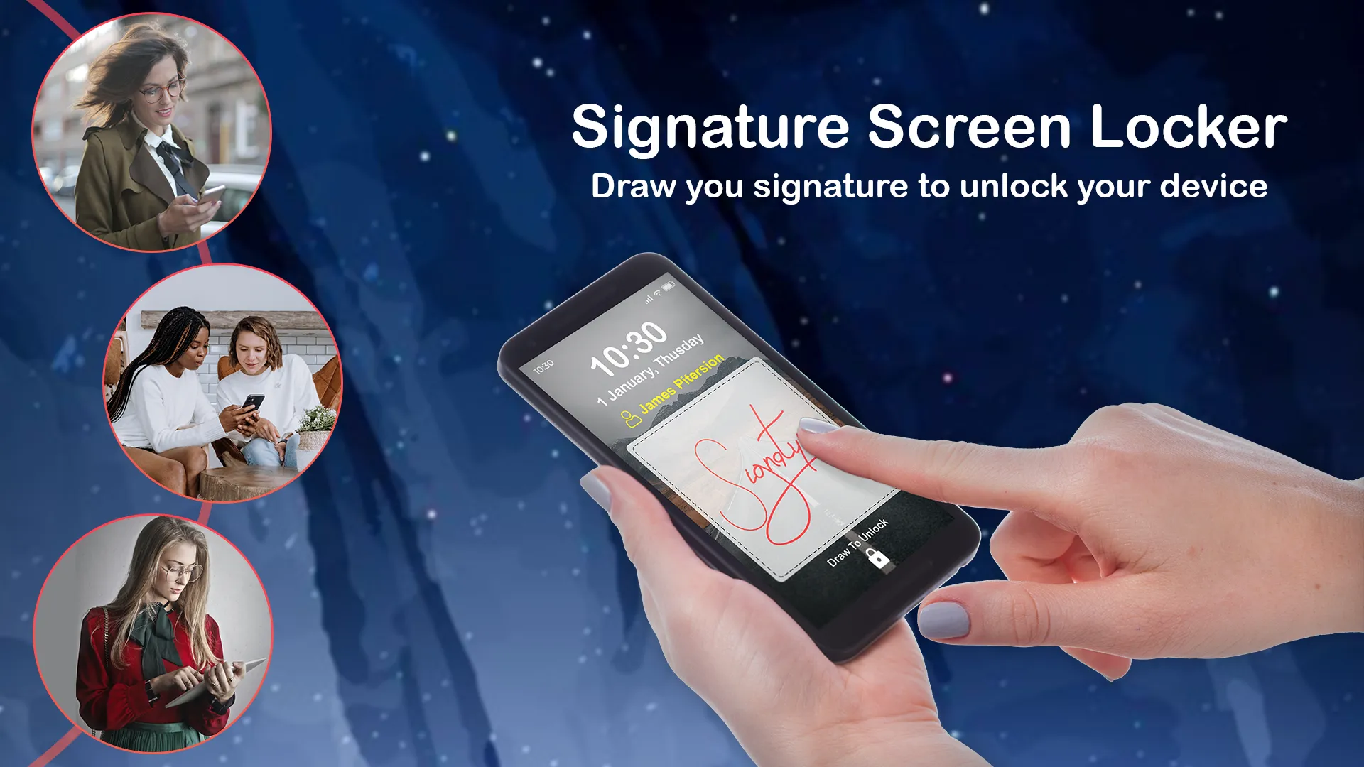 Signature Screen Locker | Indus Appstore | Screenshot