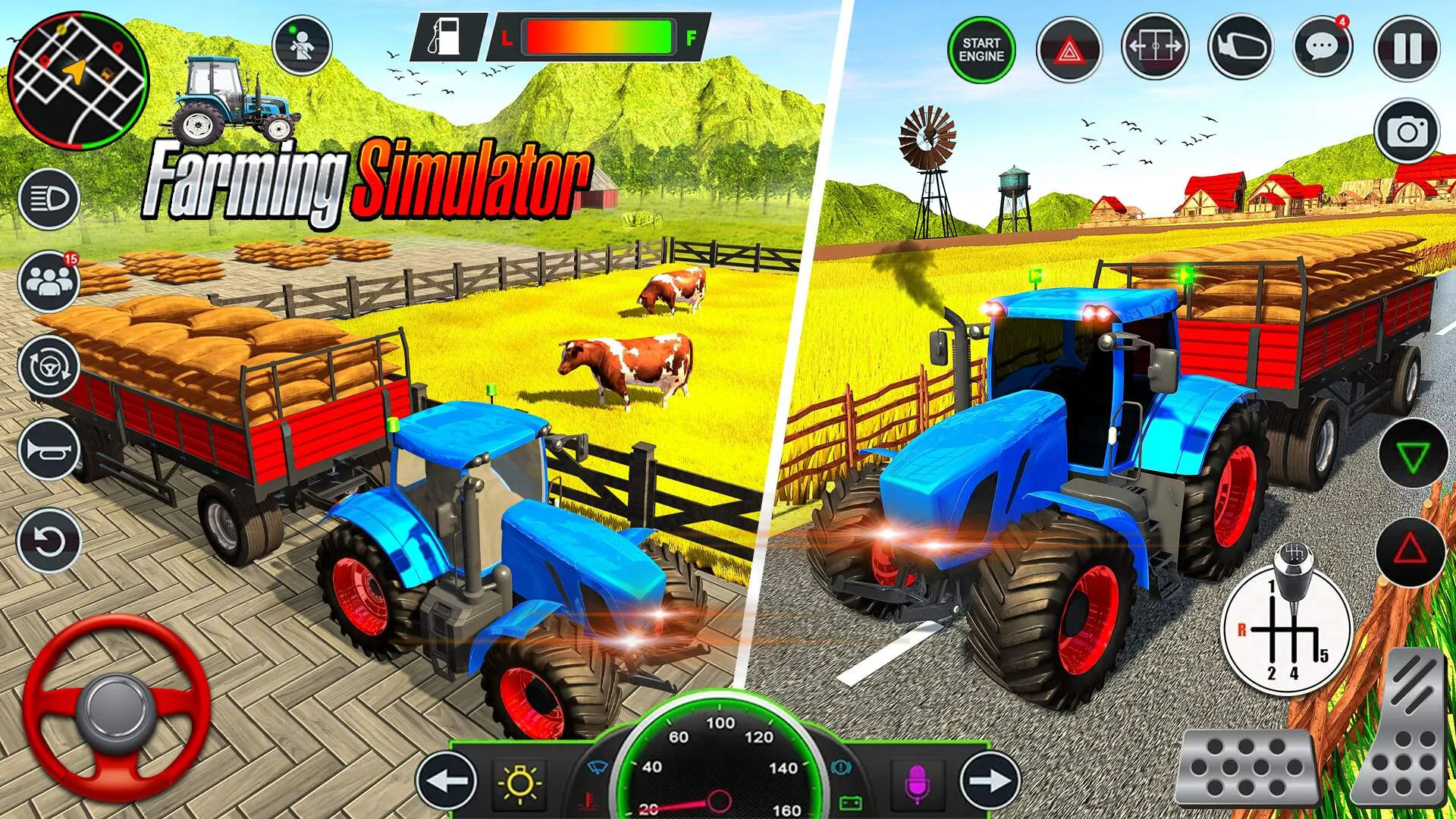 Indian Farming Tractor Game 3D | Indus Appstore | Screenshot