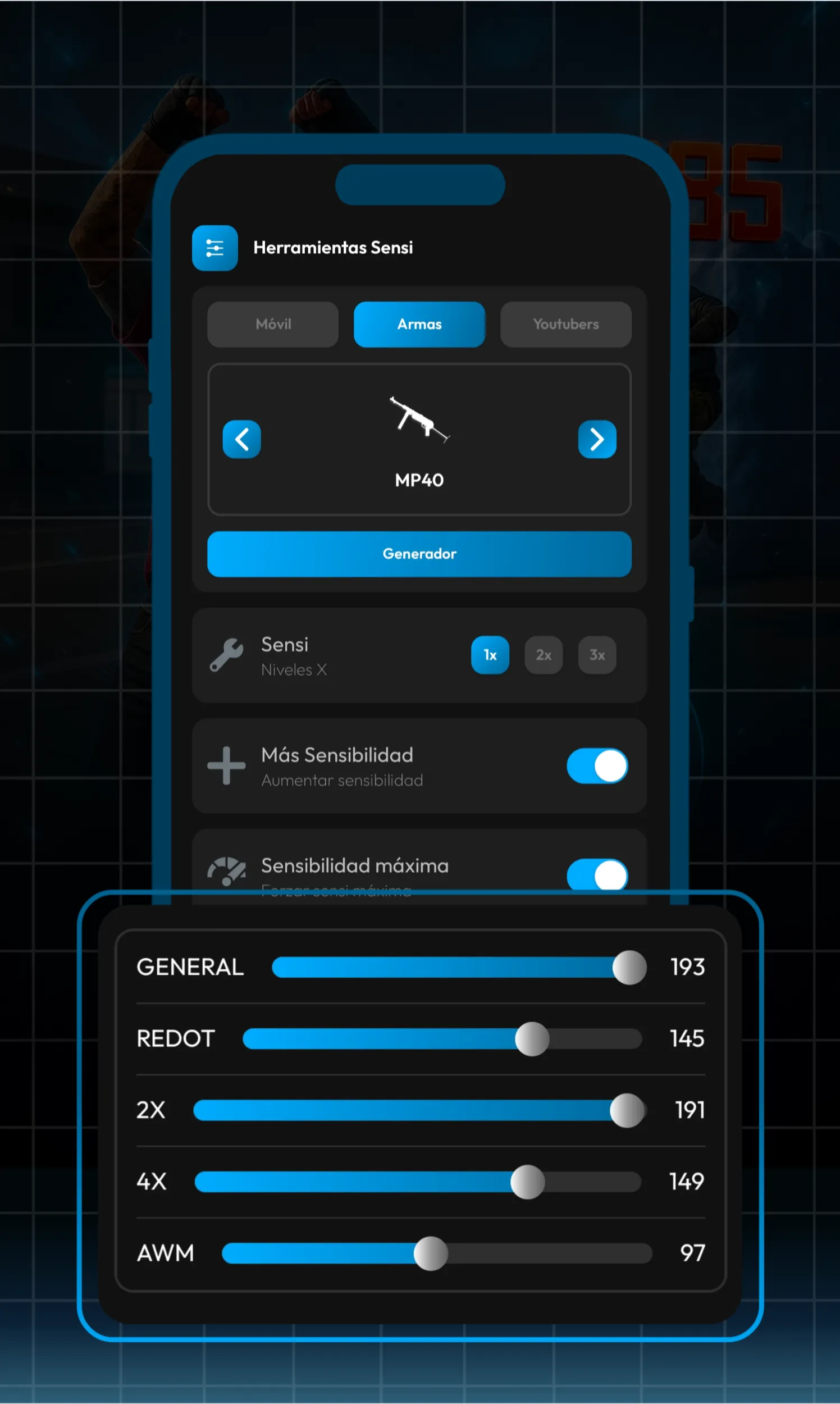 Bola botón Trick & Sensi Tools | Indus Appstore | Screenshot