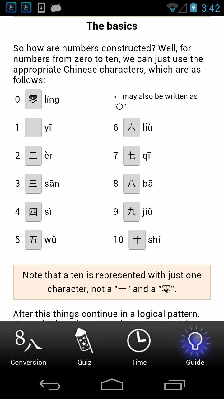 Chinese Number Trainer Lite | Indus Appstore | Screenshot