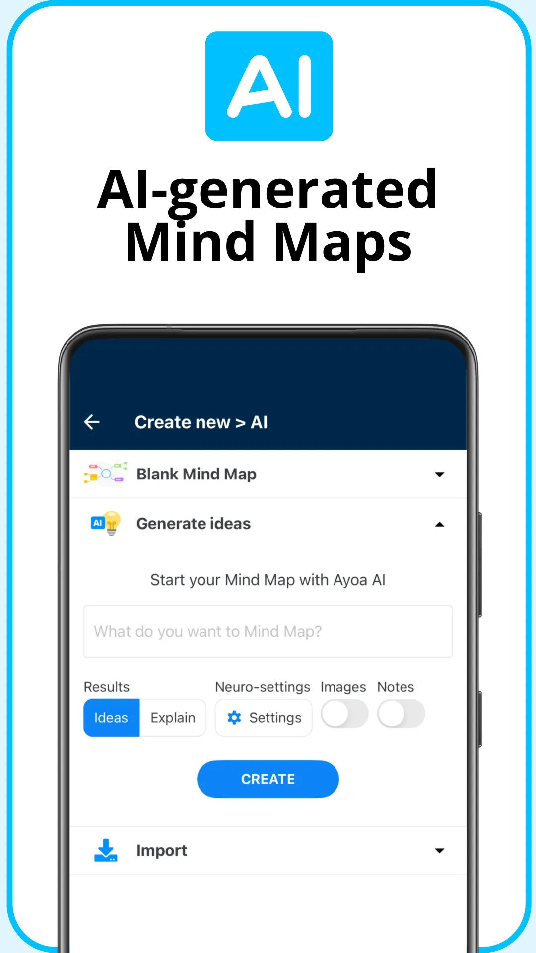 AYOA - Mind Mapping | Indus Appstore | Screenshot