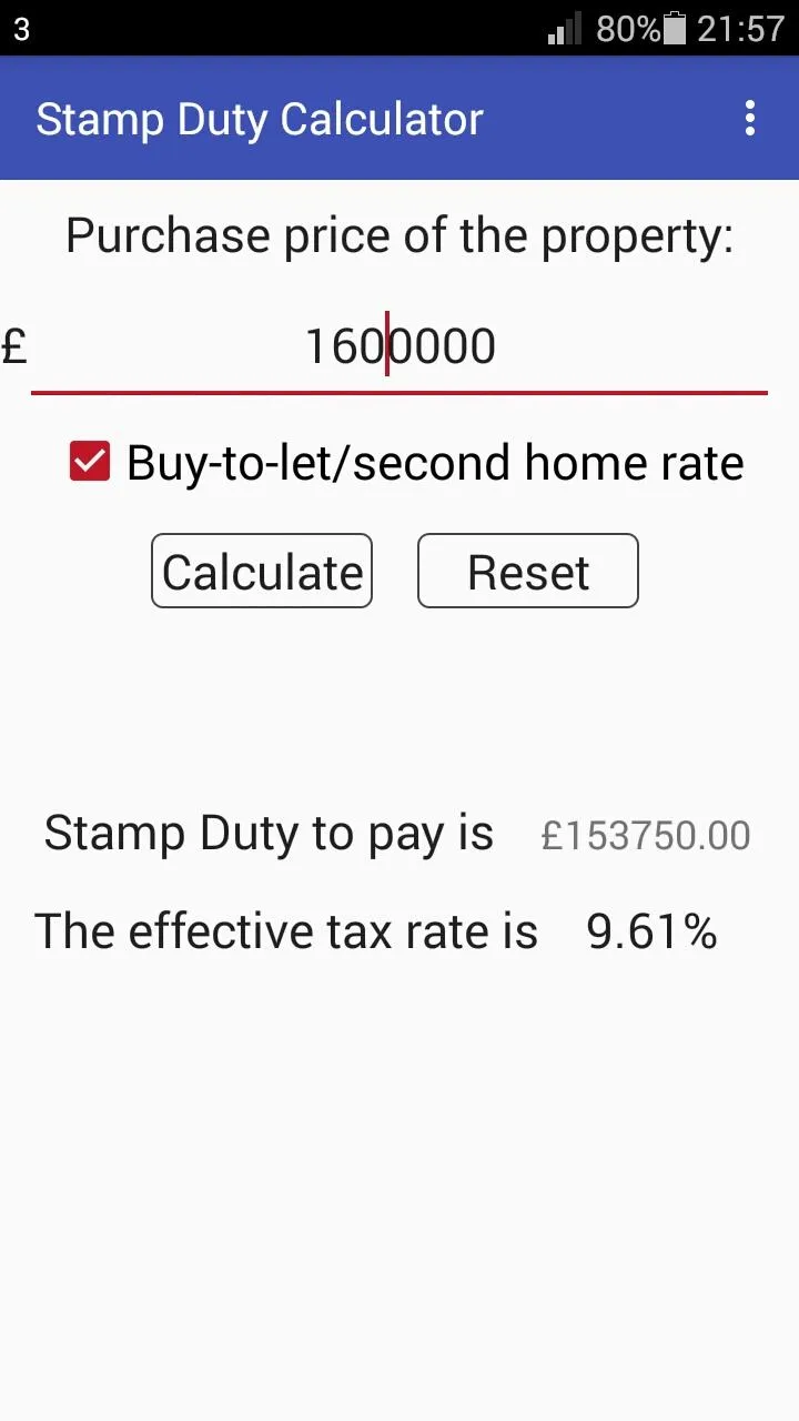 Stamp Duty Calculator | Indus Appstore | Screenshot