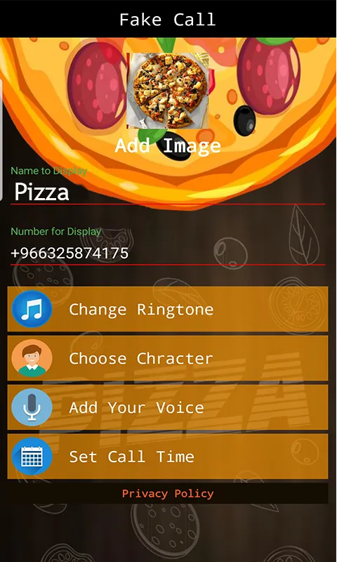 Fake Call With Pizza Prank | Indus Appstore | Screenshot