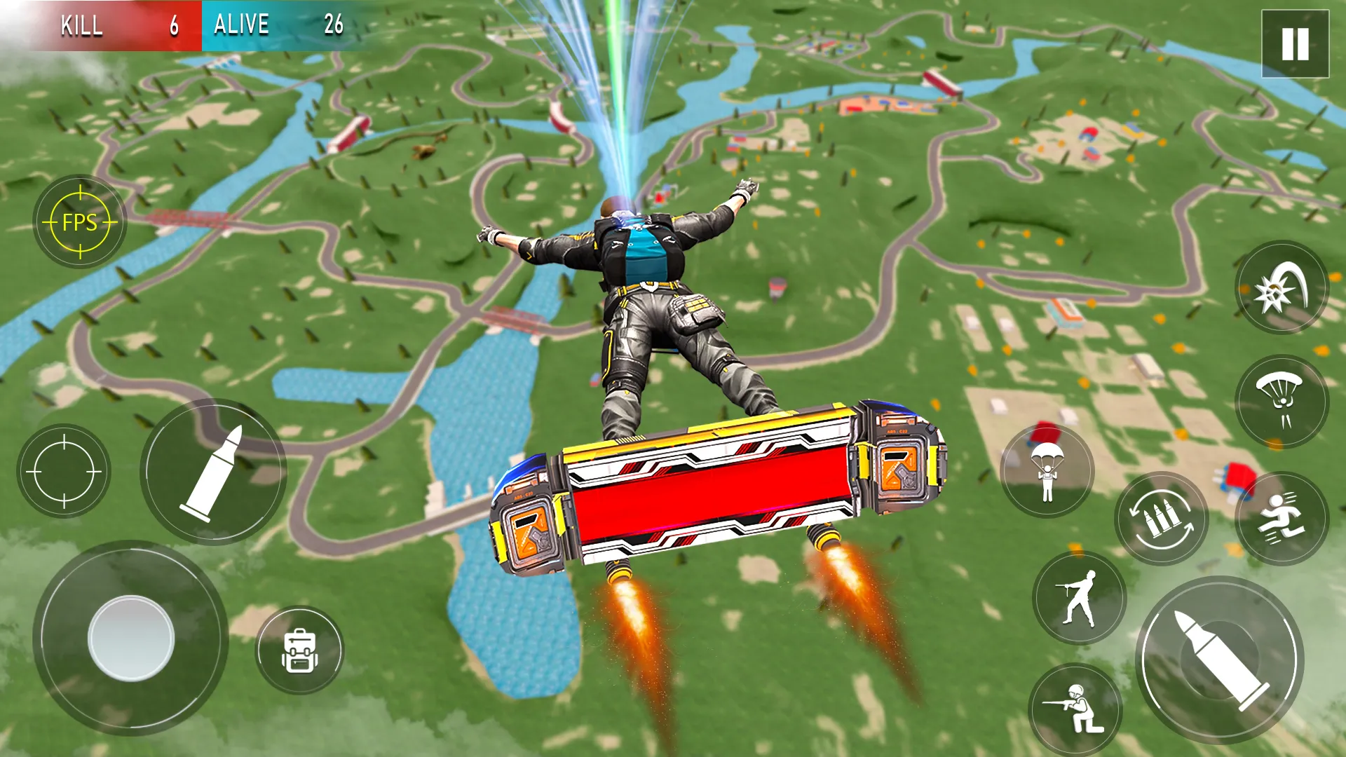Max Fire Battlegrounds Offline | Indus Appstore | Screenshot