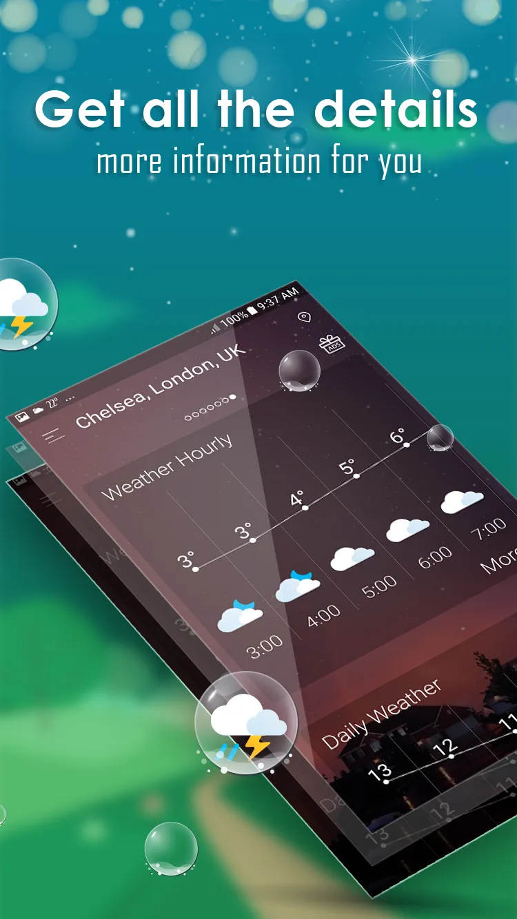 Daily weather forecast | Indus Appstore | Screenshot