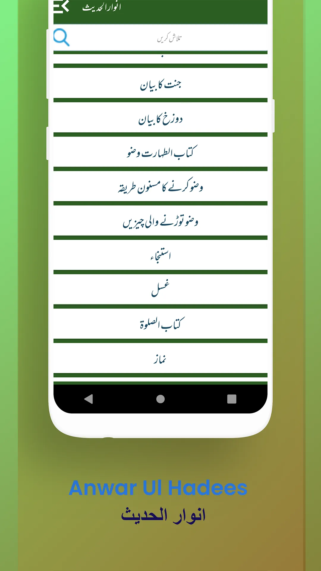 Anwar Ul Hadees  انوار الحدیث | Indus Appstore | Screenshot