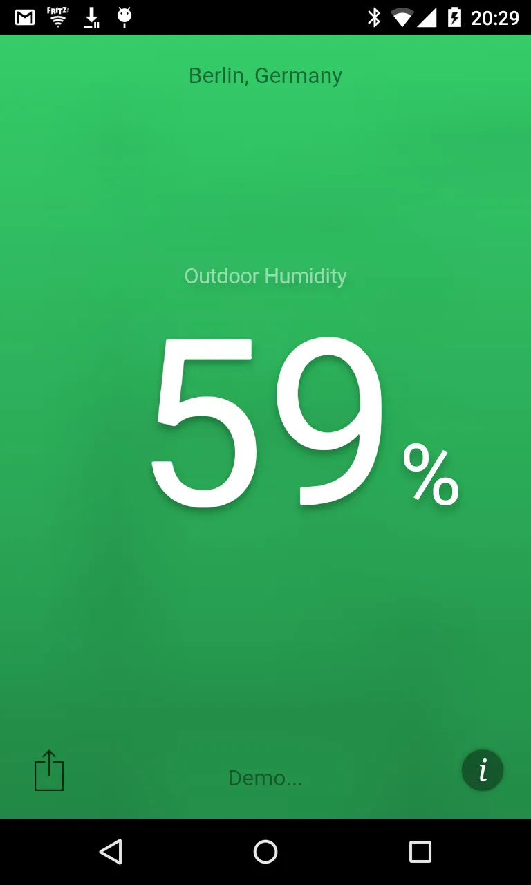 Humidity Lite | Indus Appstore | Screenshot