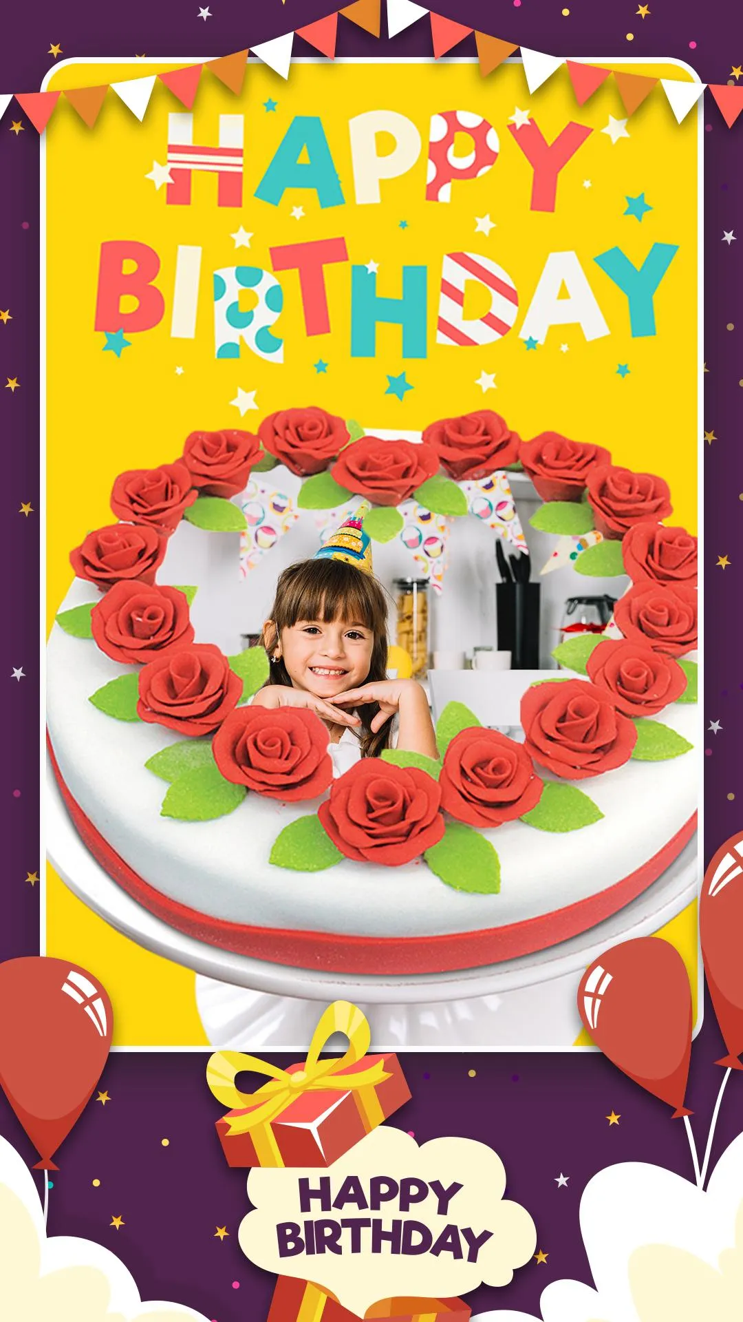 Photo On Birthday Cake | Indus Appstore | Screenshot