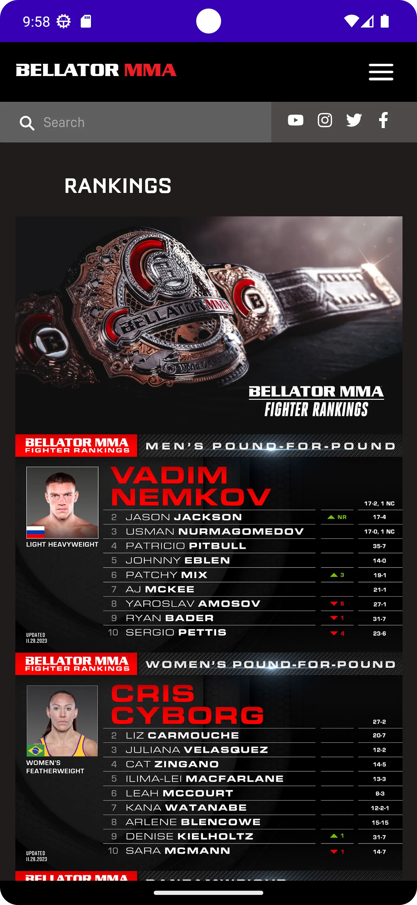 Bellator MMA | Indus Appstore | Screenshot