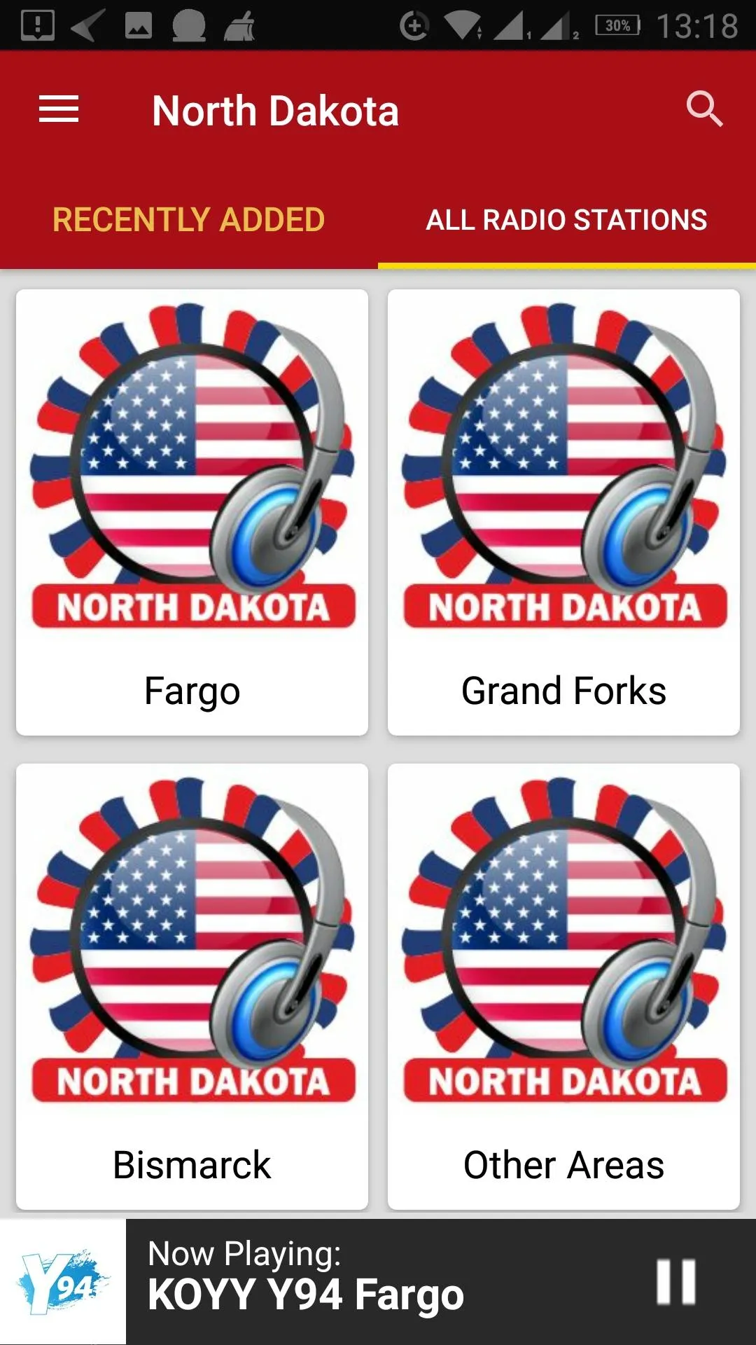 North Dakota Radio Stations | Indus Appstore | Screenshot